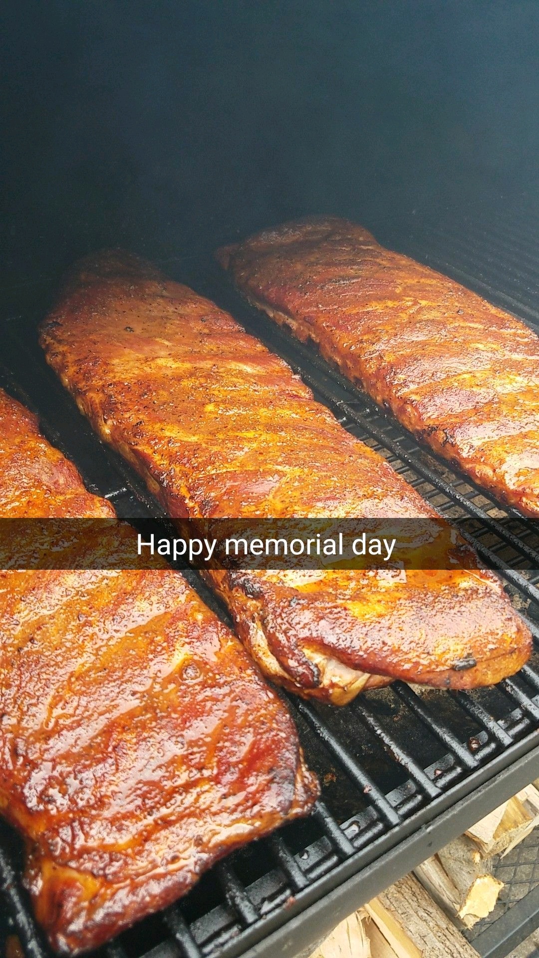 Ribs I made on Memorial day this year 👌 r/BBQ