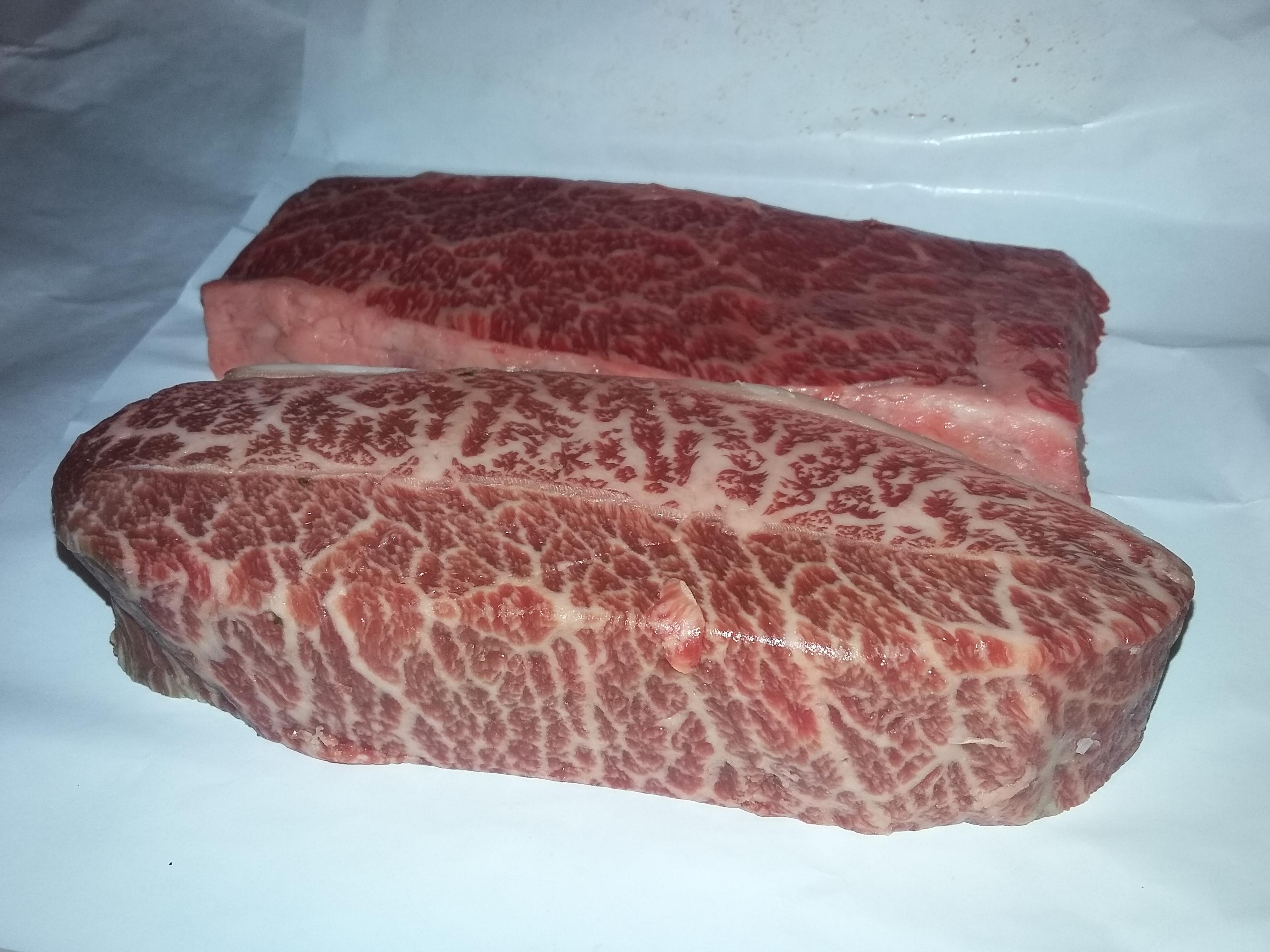 Bought an American Kobe beef flat iron steak from a fancy grocery store