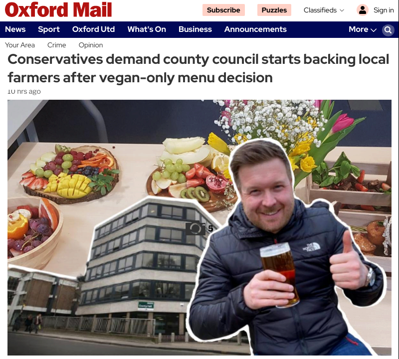 Conservatives demand county council starts backing local farmers after