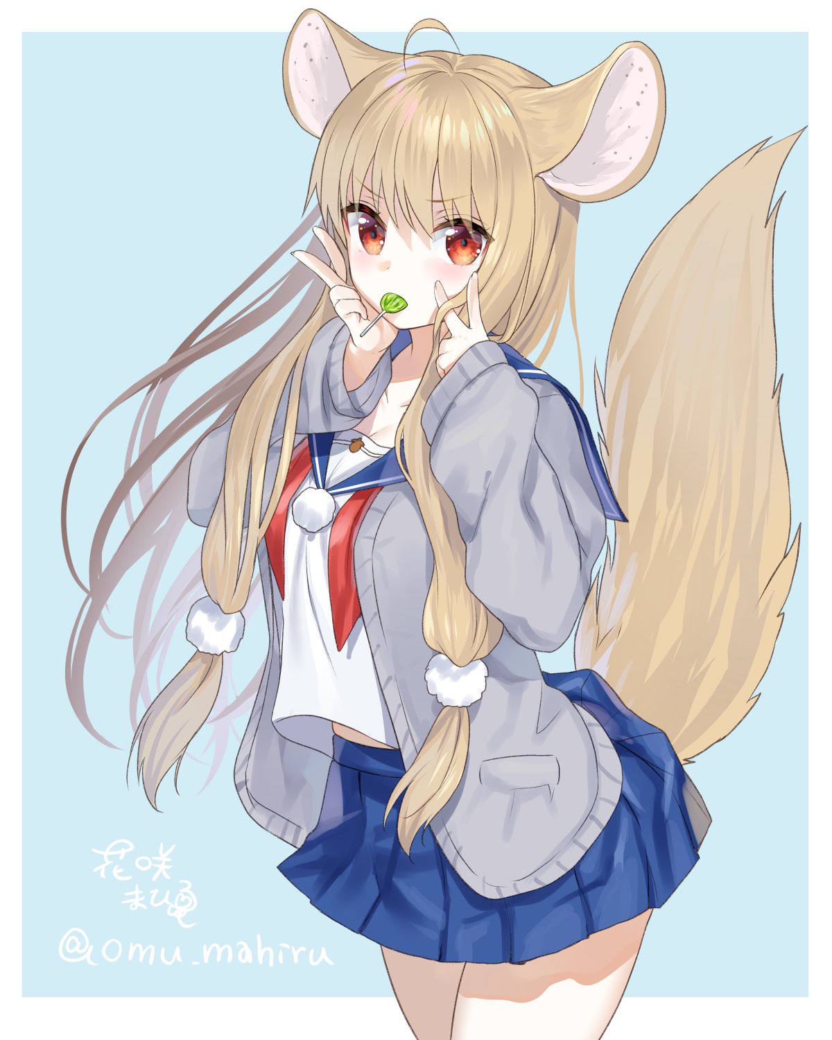 Chinchilla girl [Original] r/awwnime
