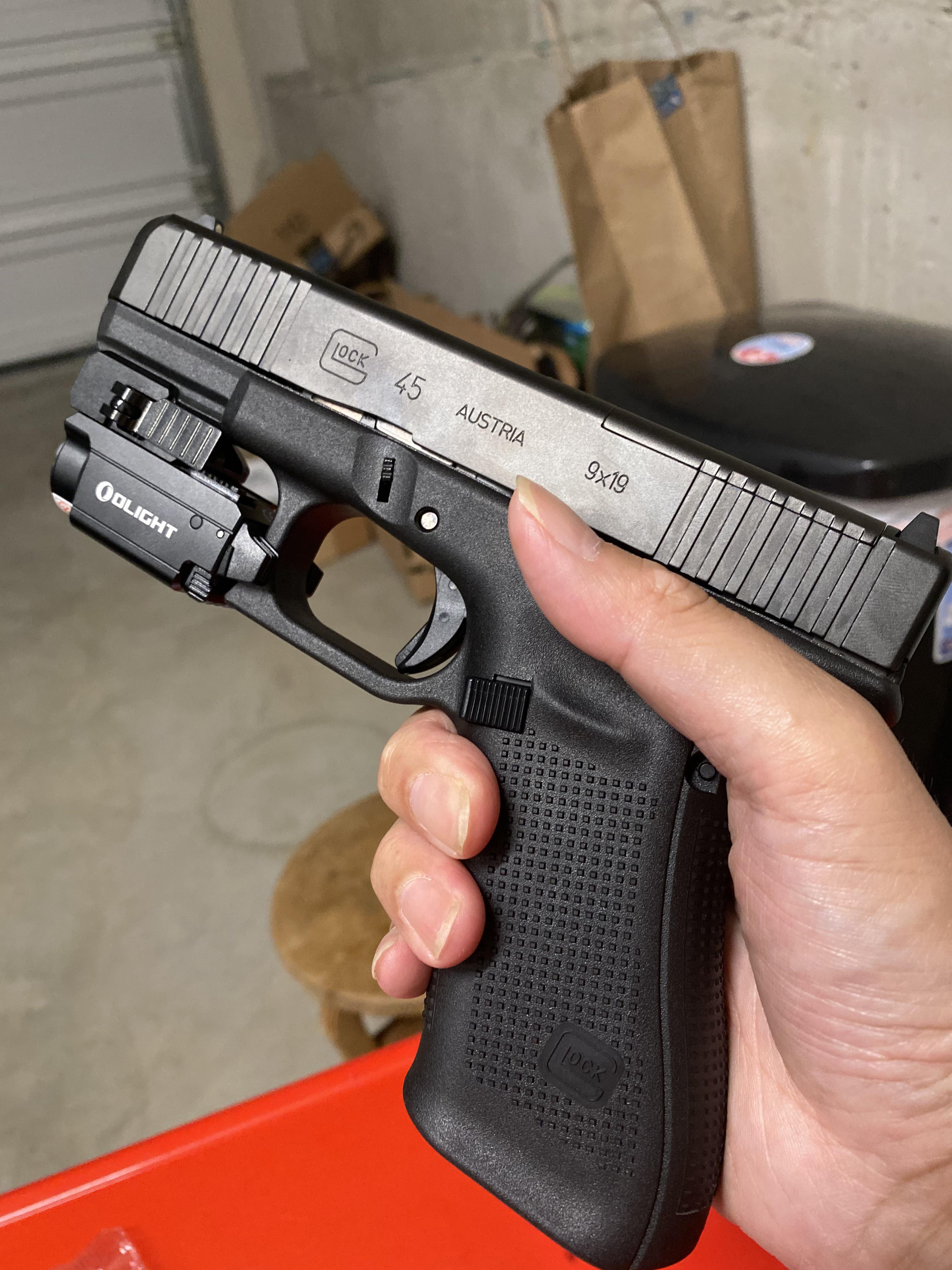 Olight Baldr Mini is perfect on Glock 45. r/Glocks