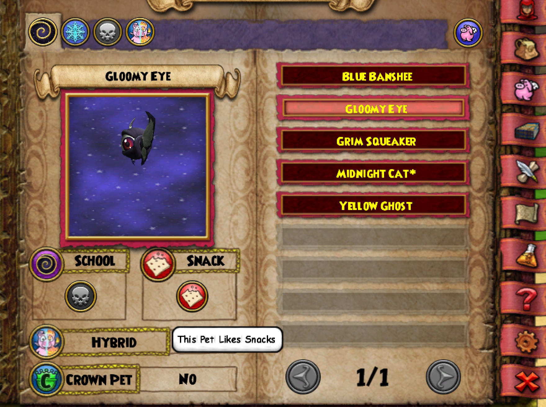 Does my pet not have a preferred snack class? I'm so confused... r