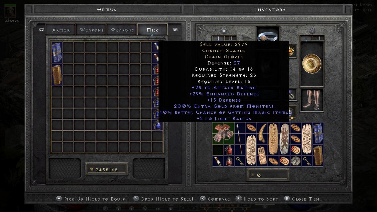 I've been saving over 5 million gold and leveling an alt to gamble for