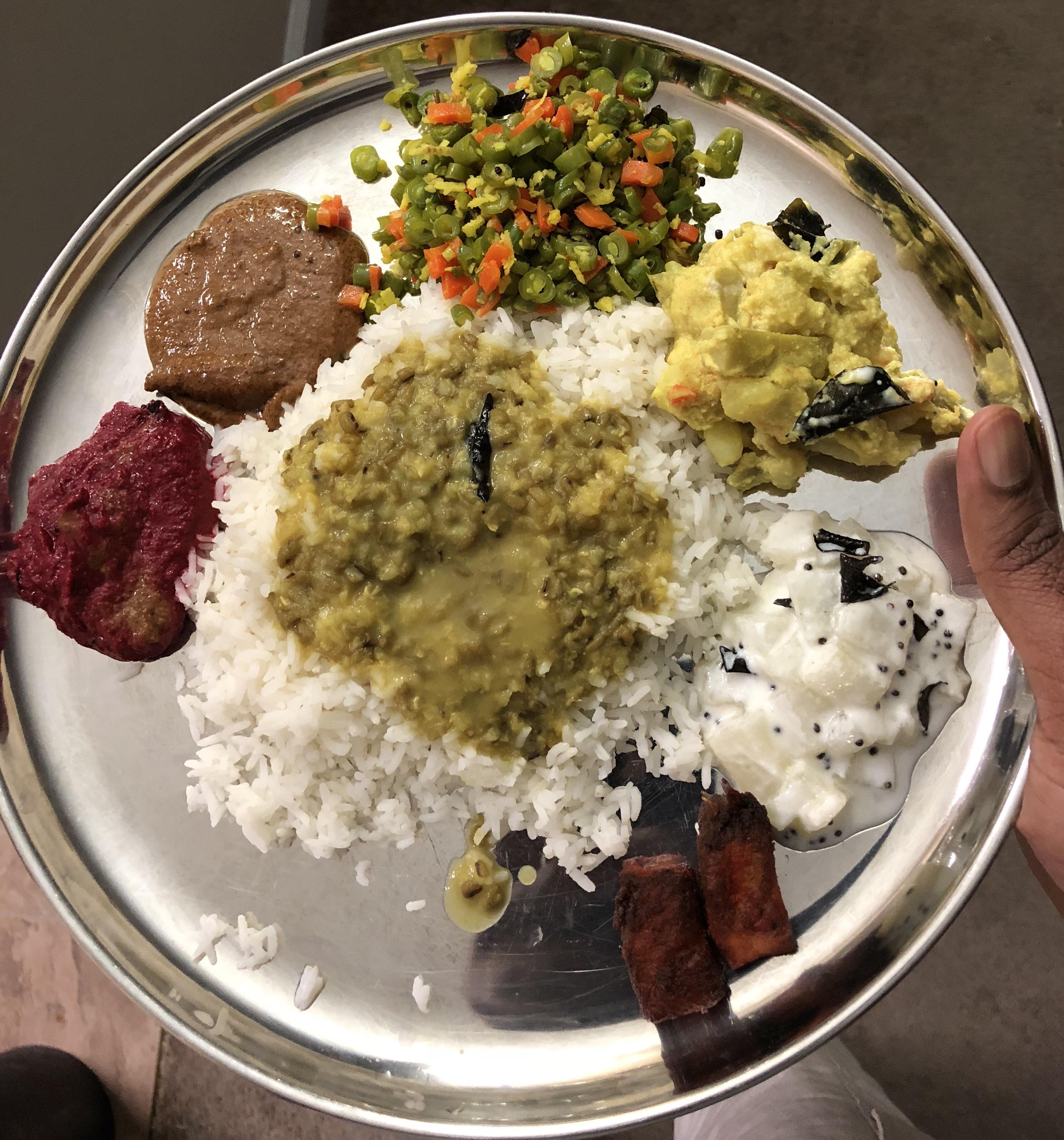 [Homemade] A mini sadhya South Indian food r/food