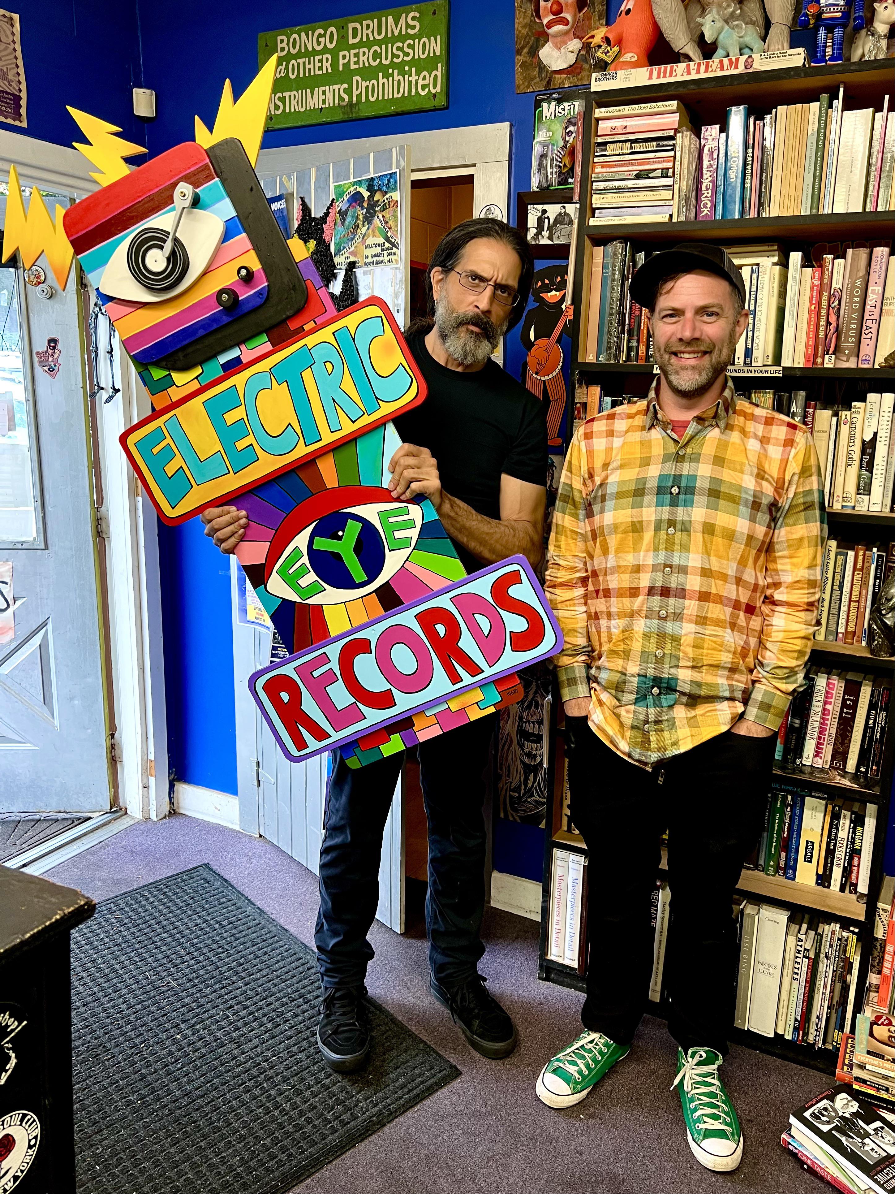 Made a sign for my favorite record store (Florence MA) r/vinyl