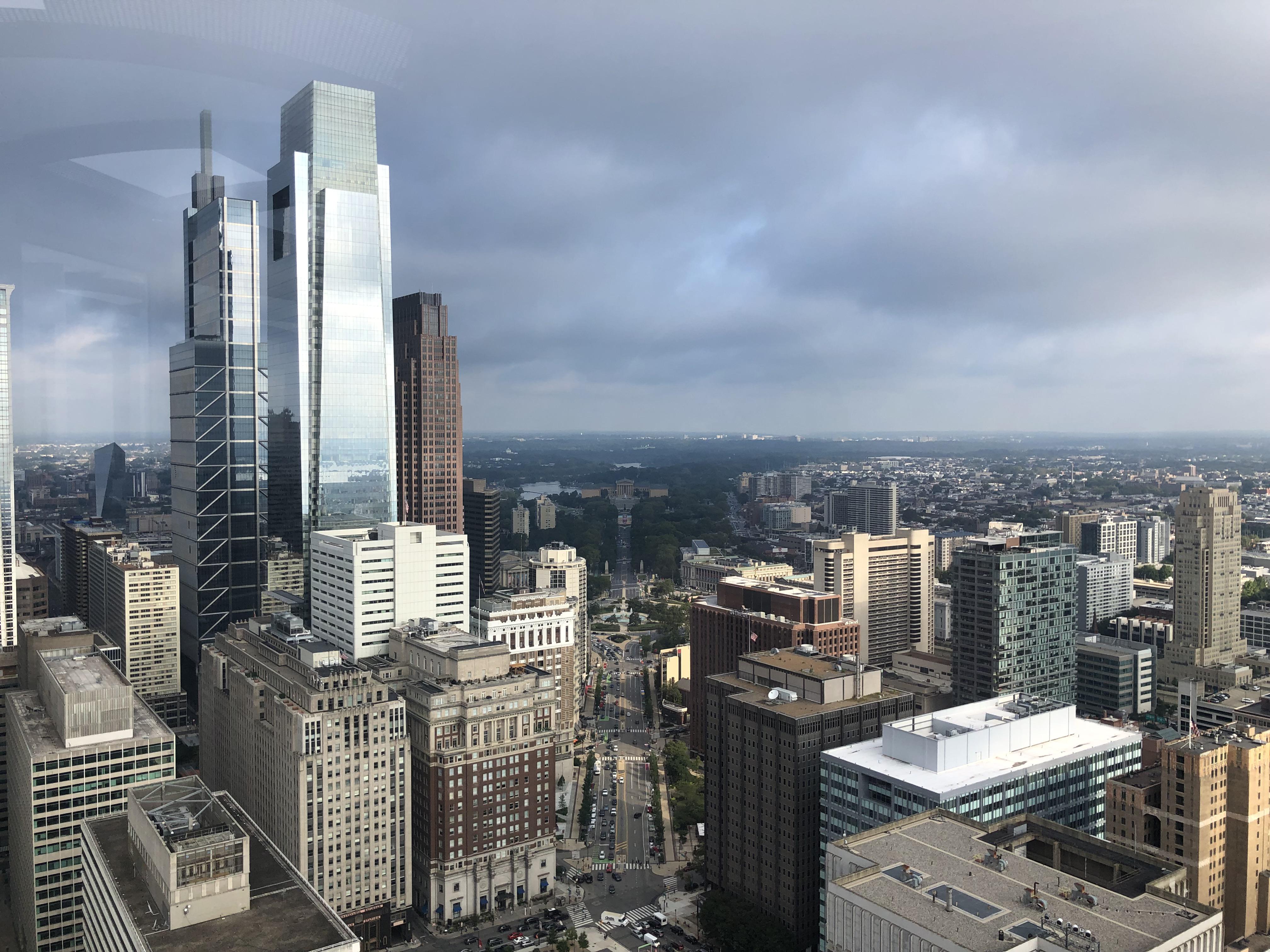 Stunning views from atop City Halls observation deck. r/philadelphia