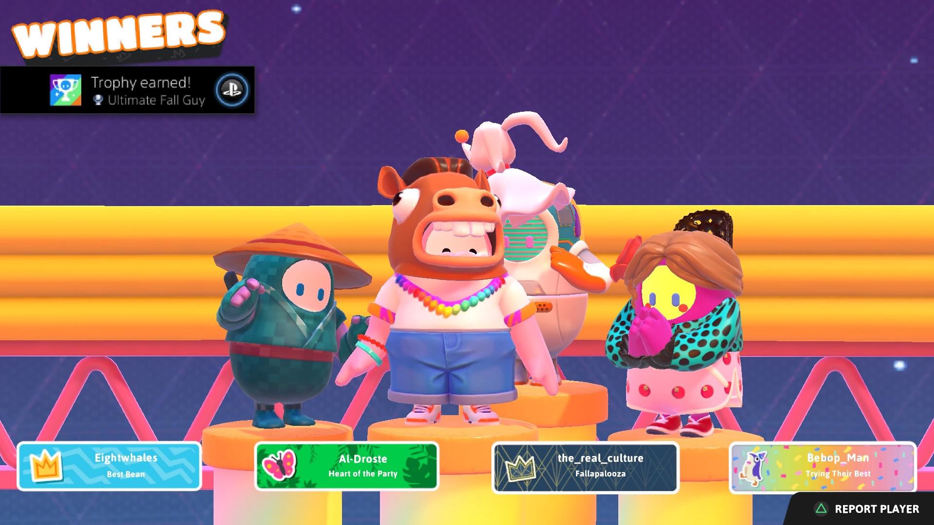 [Fall Guys Ultimate Knockout] 69 Hell of a Squad! r/Trophies