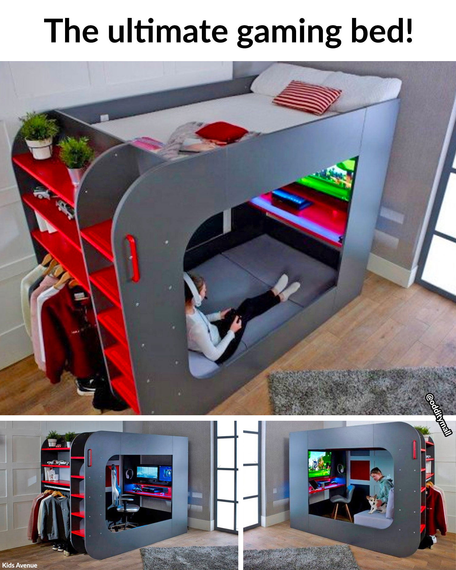 Ultimate Gaming Bed r/OddityMall