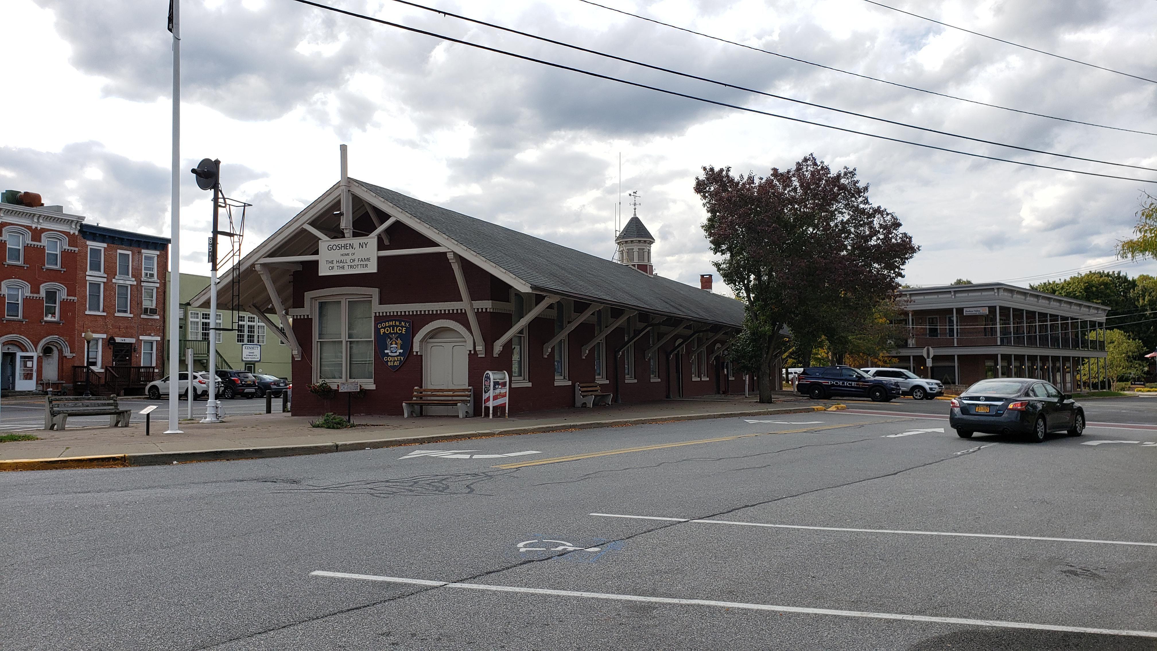 This is the former Erie station in Goshen, NY. A realignment of the