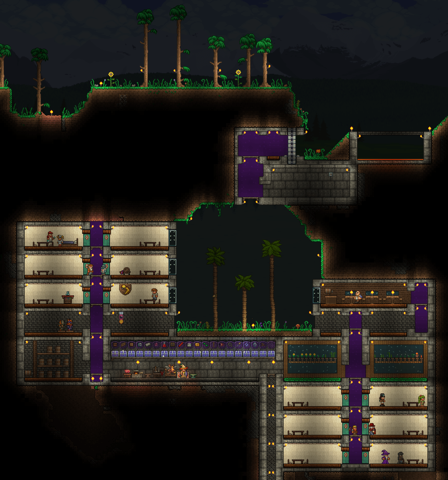 Small underground vault/base r/Terraria