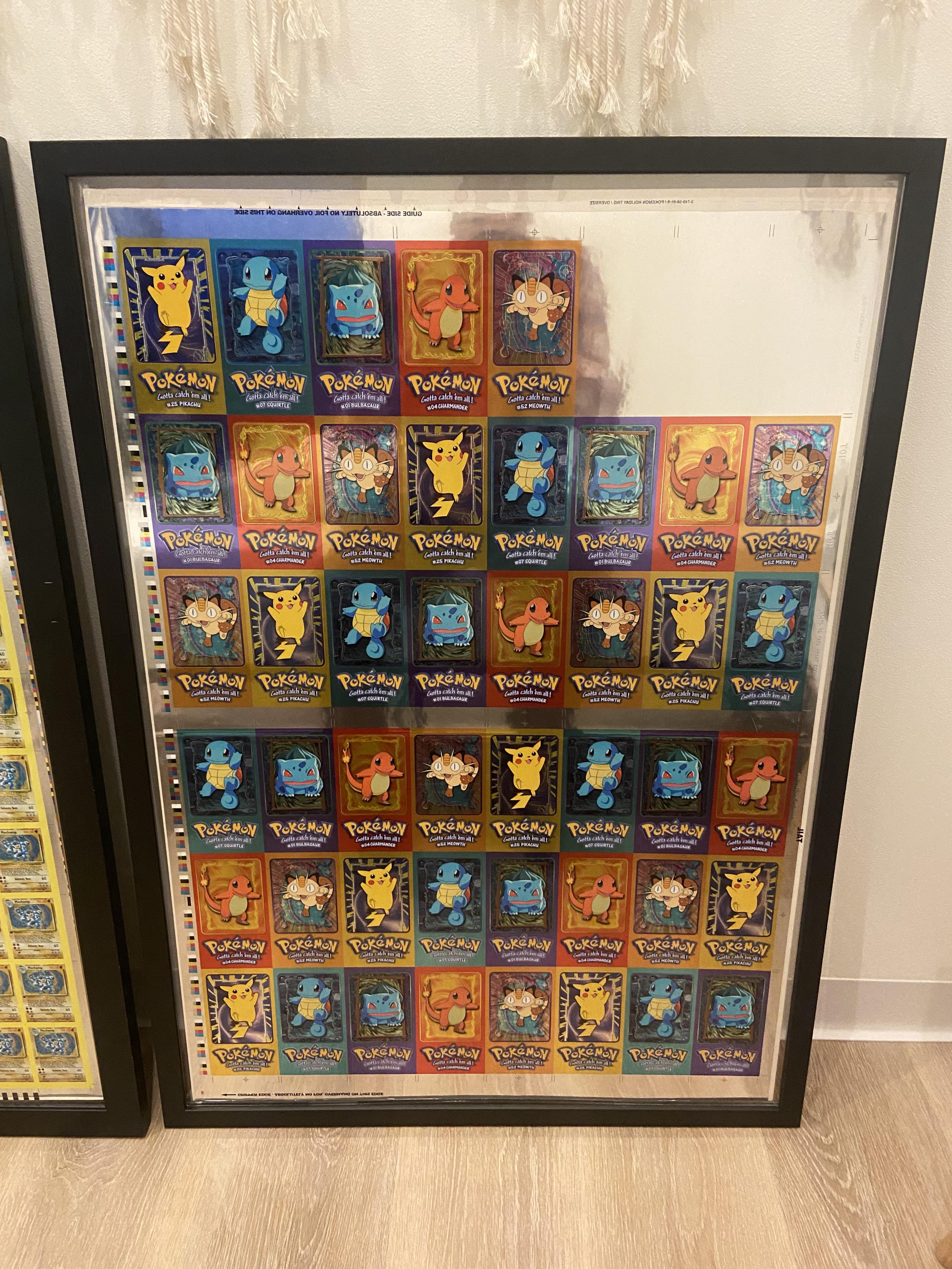 Uncut Topps Pokémon Box Topper Sheet!!   r/PokemonTCG