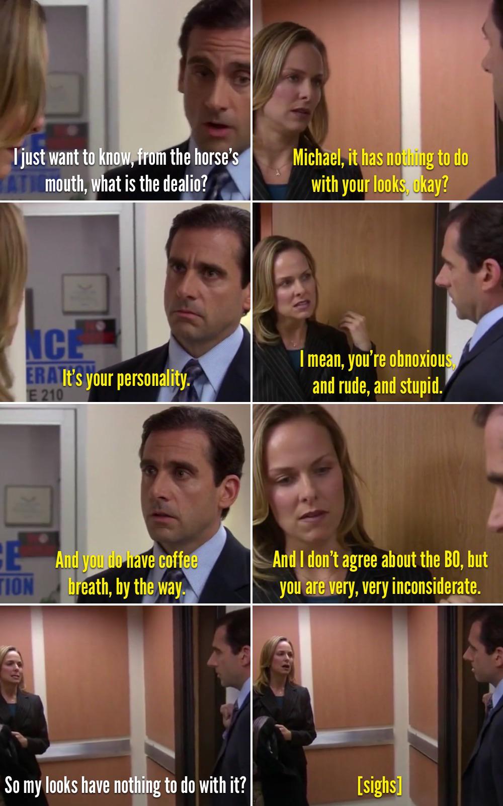 Is Jan there? You sigh like Jan. r/DunderMifflin