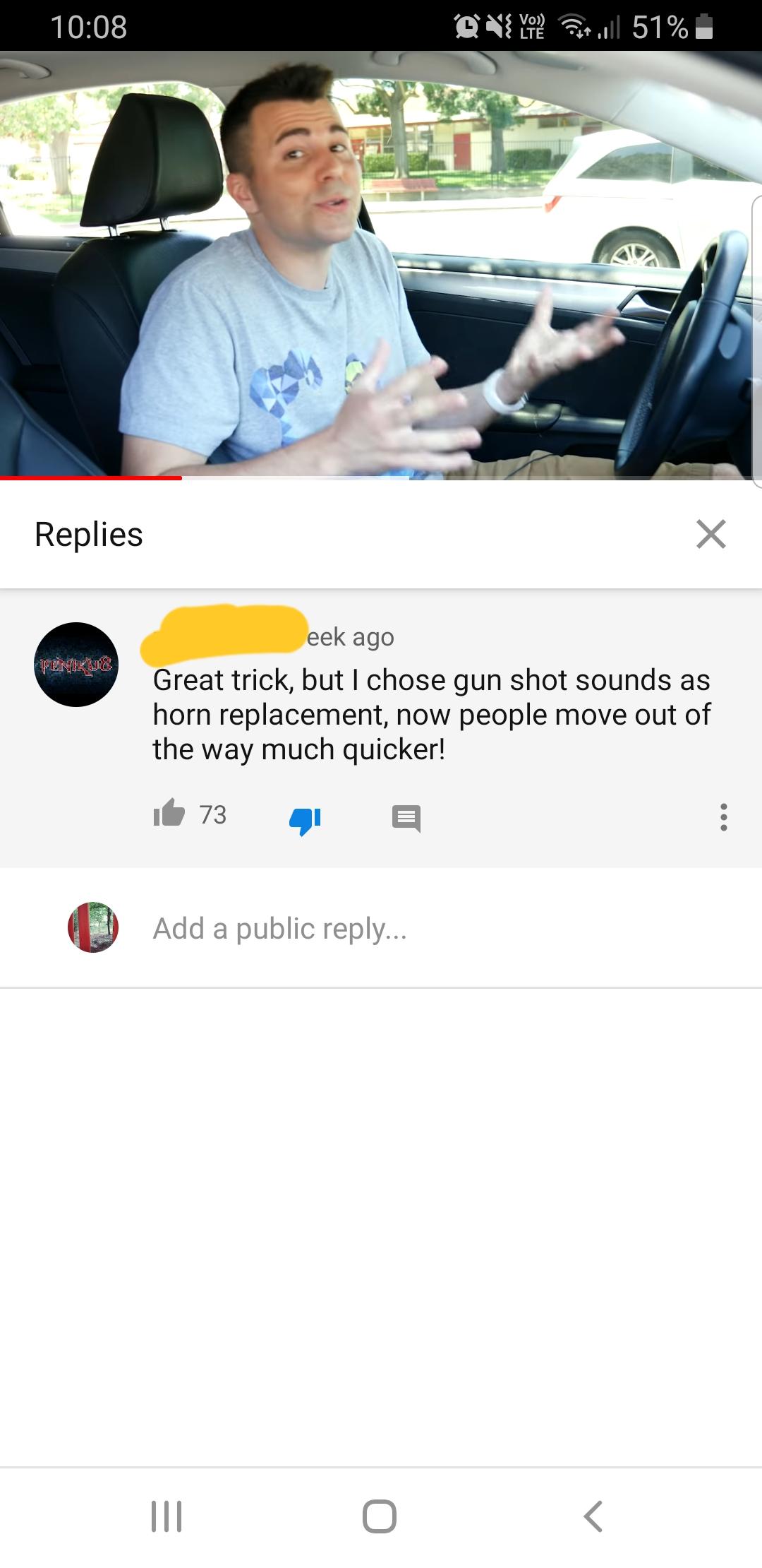Better not cut him off r/iamverybadass