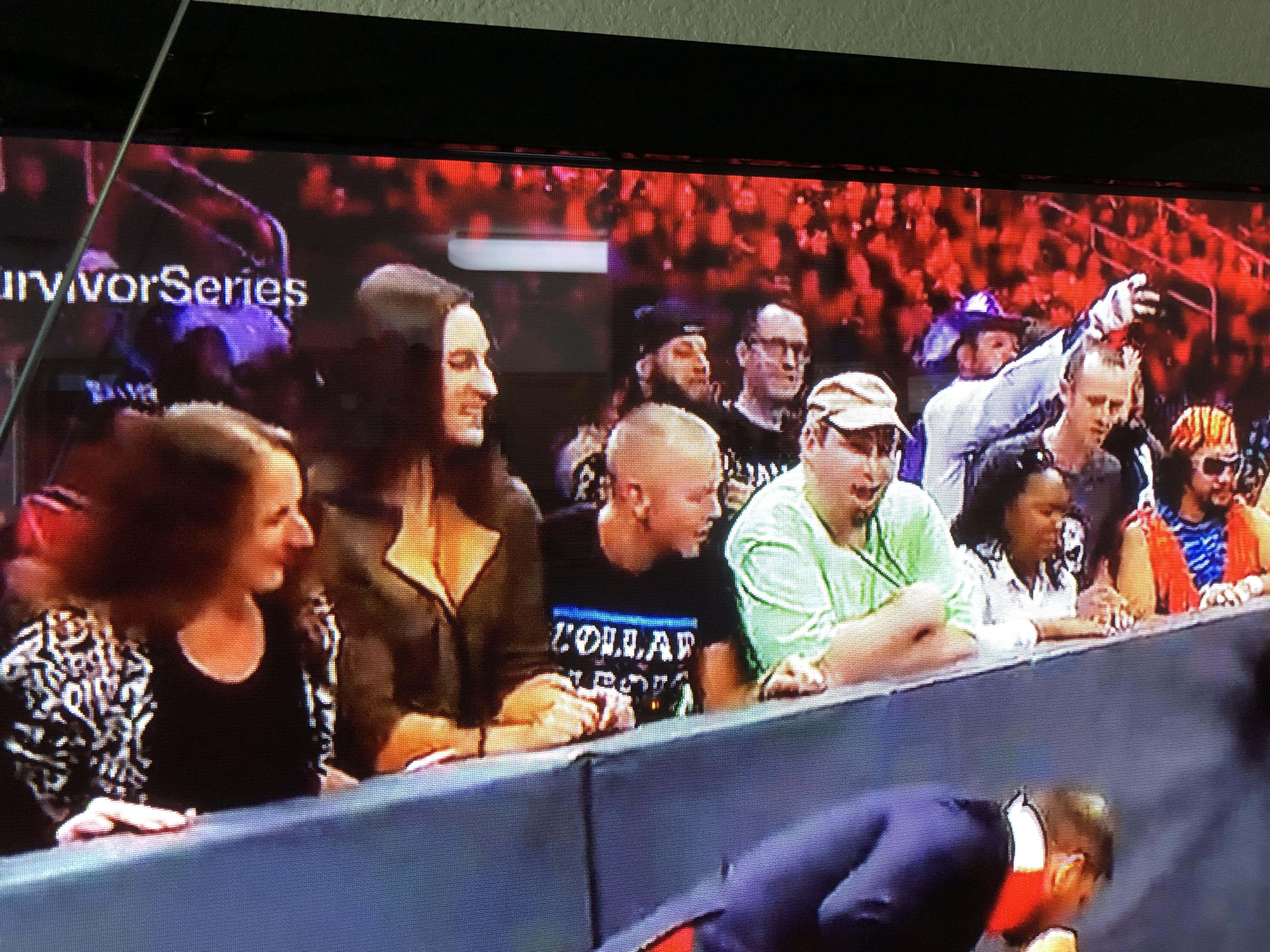 These three (lady and man far left and guy in green) are literally at