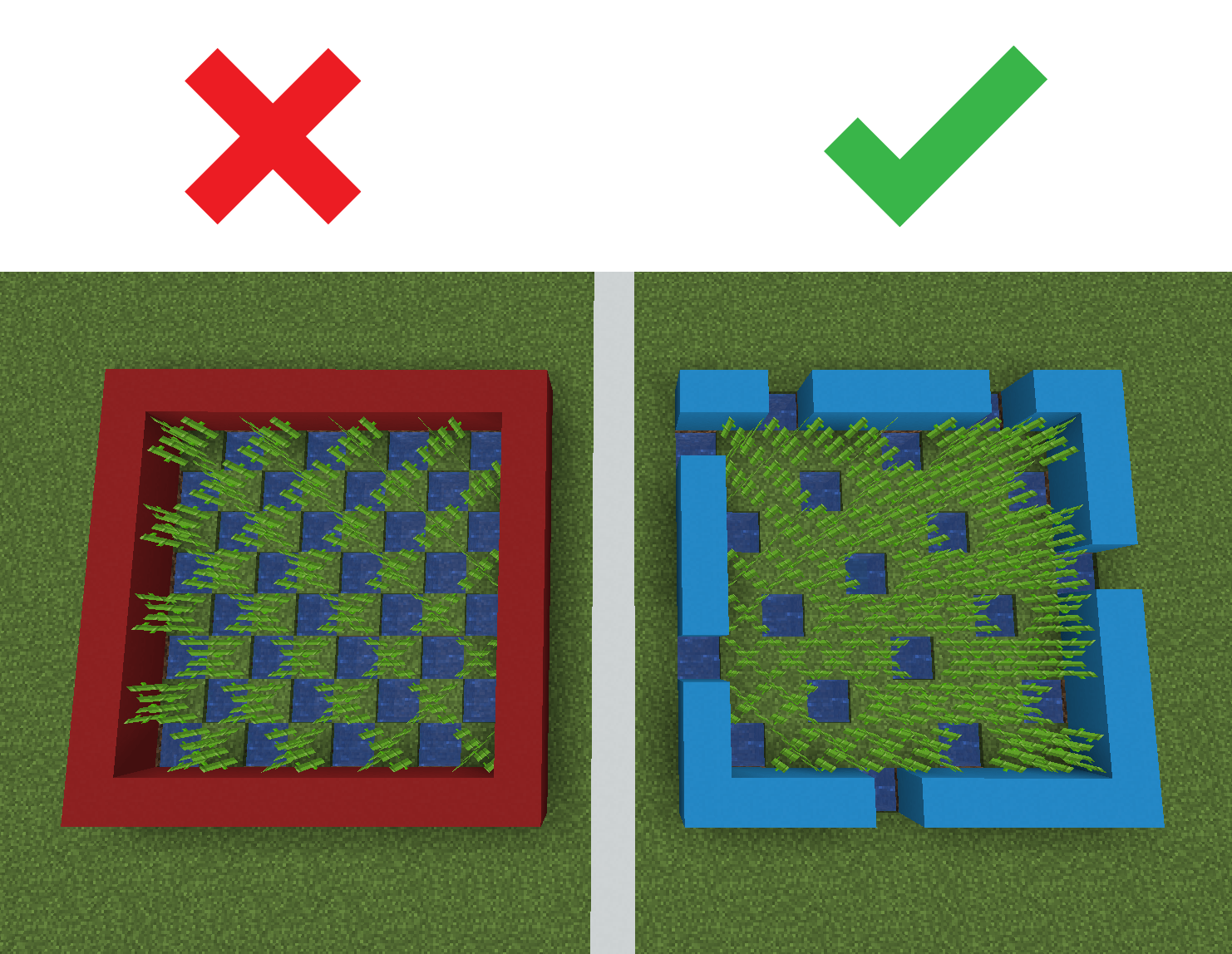 That's smart! Sugar Cane farm r/Minecraft