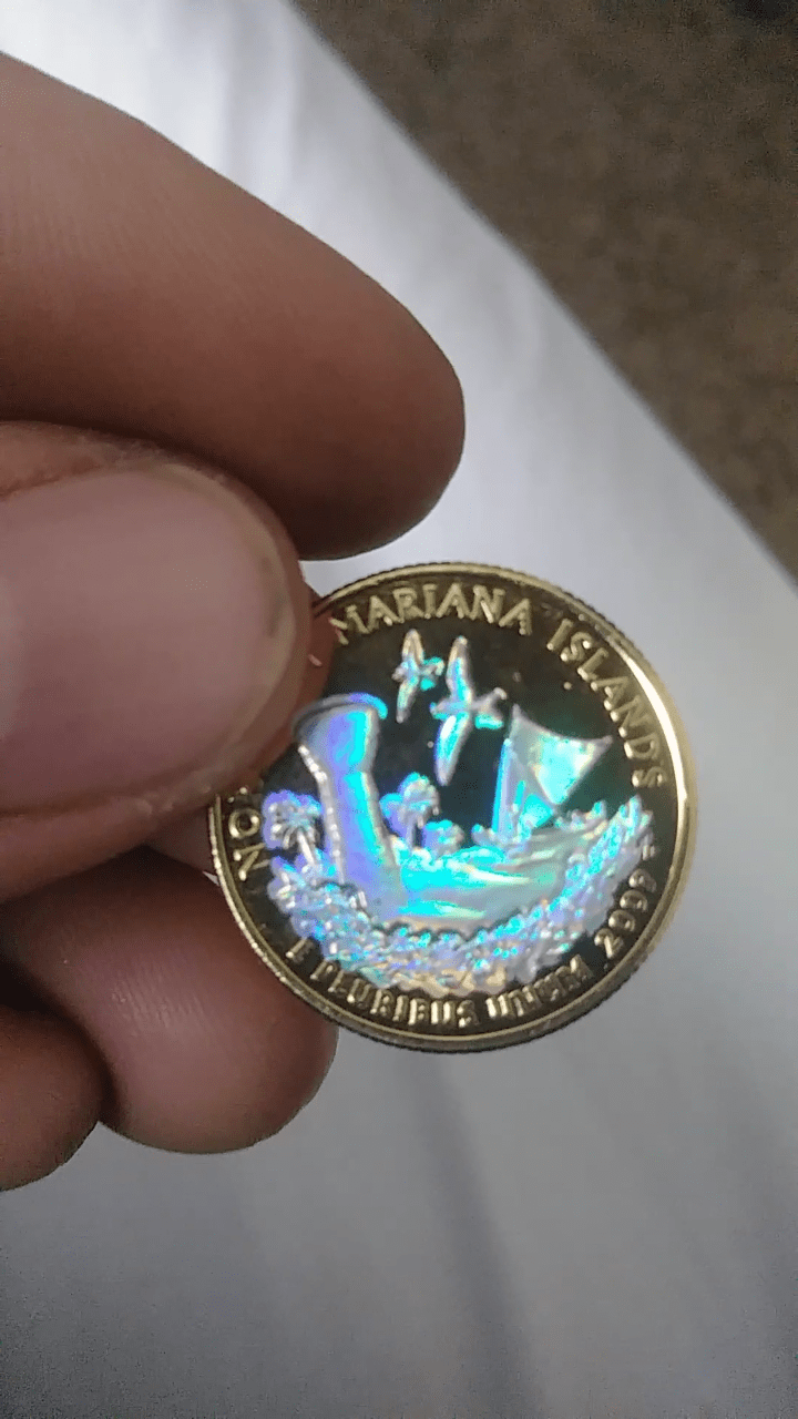 Is this a rarity? Gold plated 2009 Northern Mariana Islands quarter
