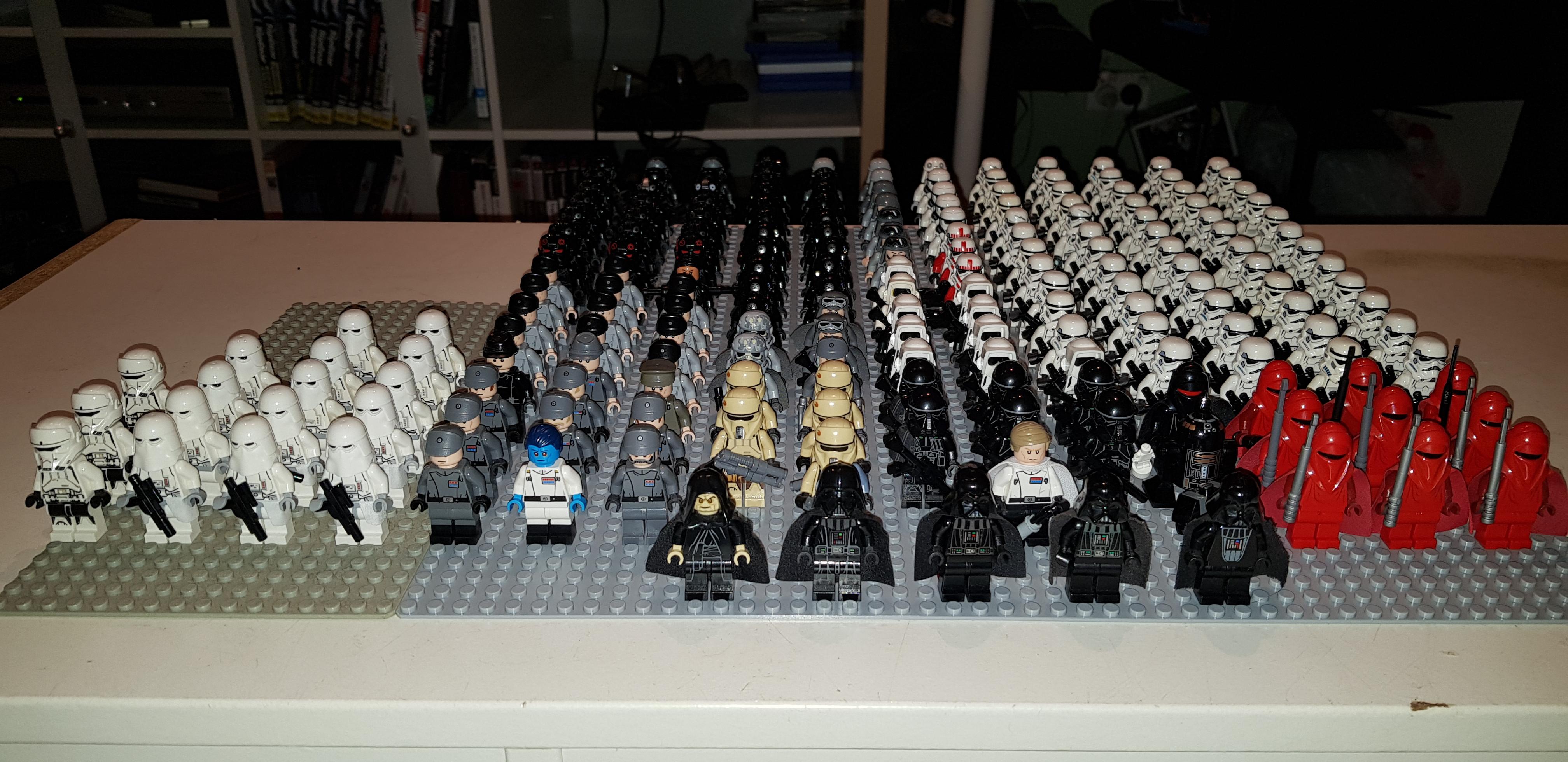 And here's my Imperial minifigure collection. Always growing, building