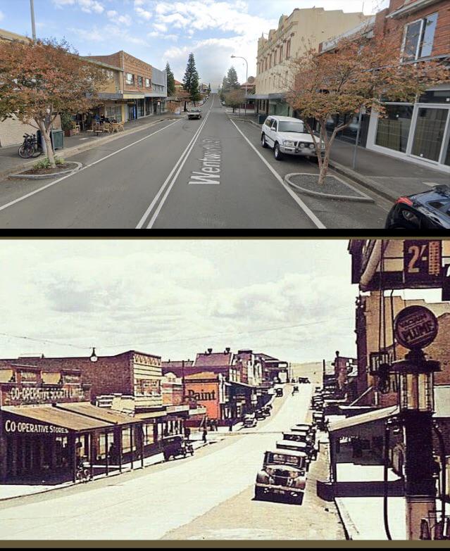 Wentworth Street, Port Kembla. Late 1930’s to now r/OldPhotosInRealLife