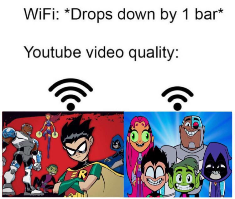Teen Titans good, Teen Titans Go bad r/memes