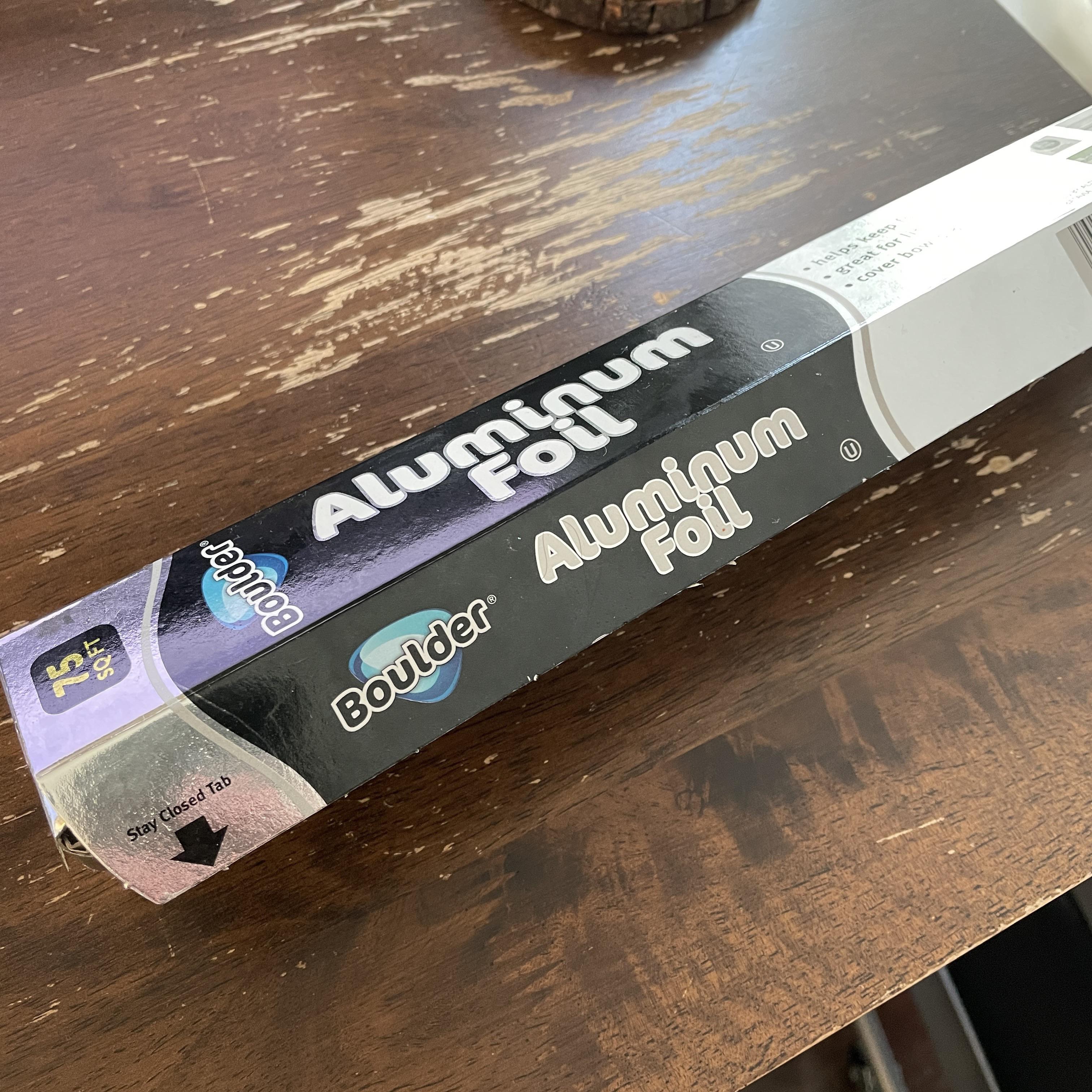 Aldi foil is the wooorst! Box pretty much falls apart after opening and