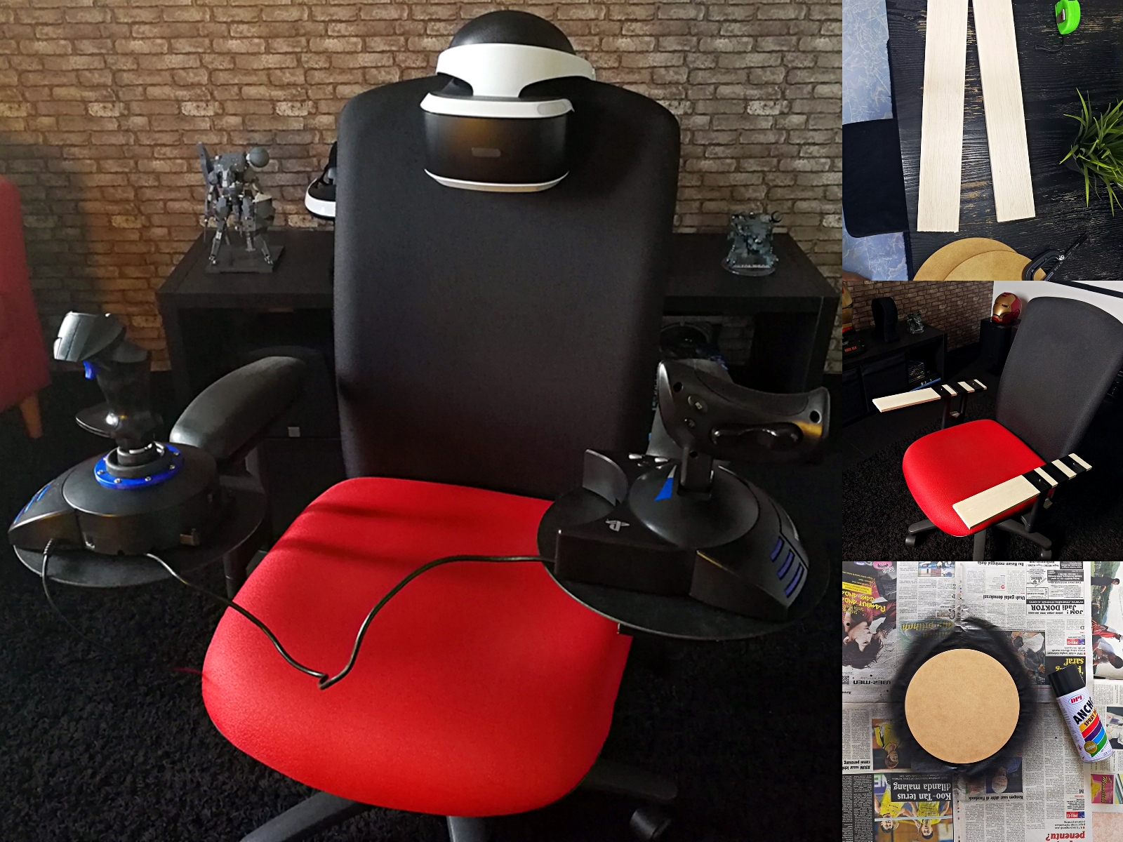 Diy Chair Hotas DIY HOTAS frame for flight simulator Flight