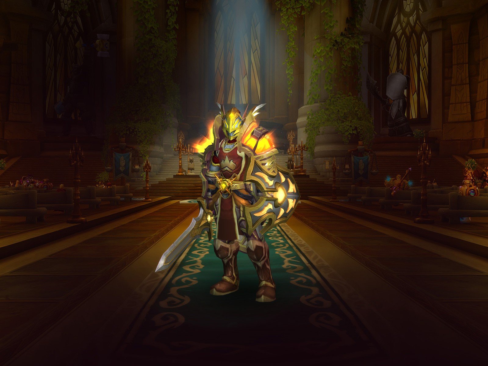 Protection Paladin Transmog The Golden Warrior Transmogrification