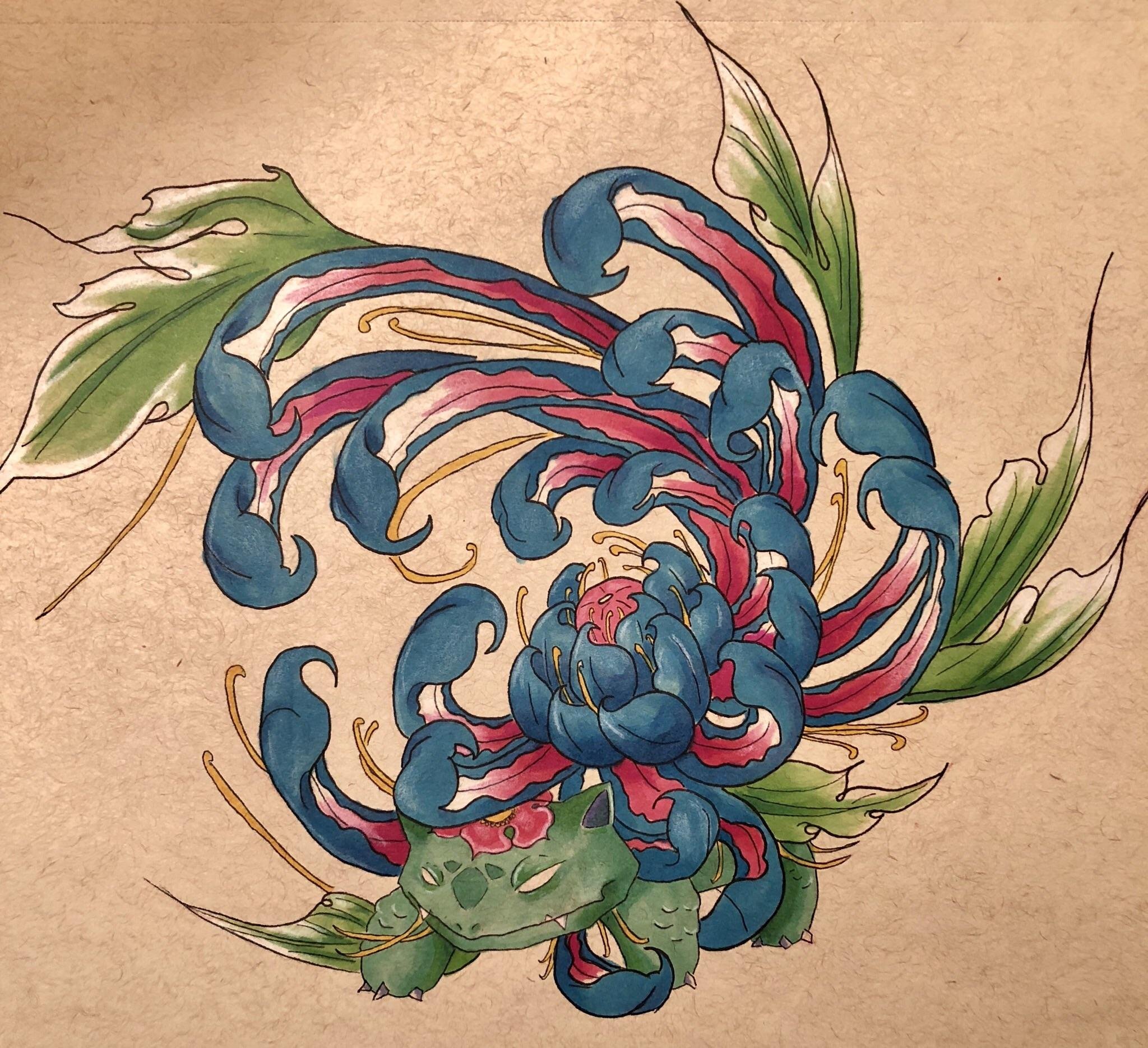 Mega Venusaur fan art gaming