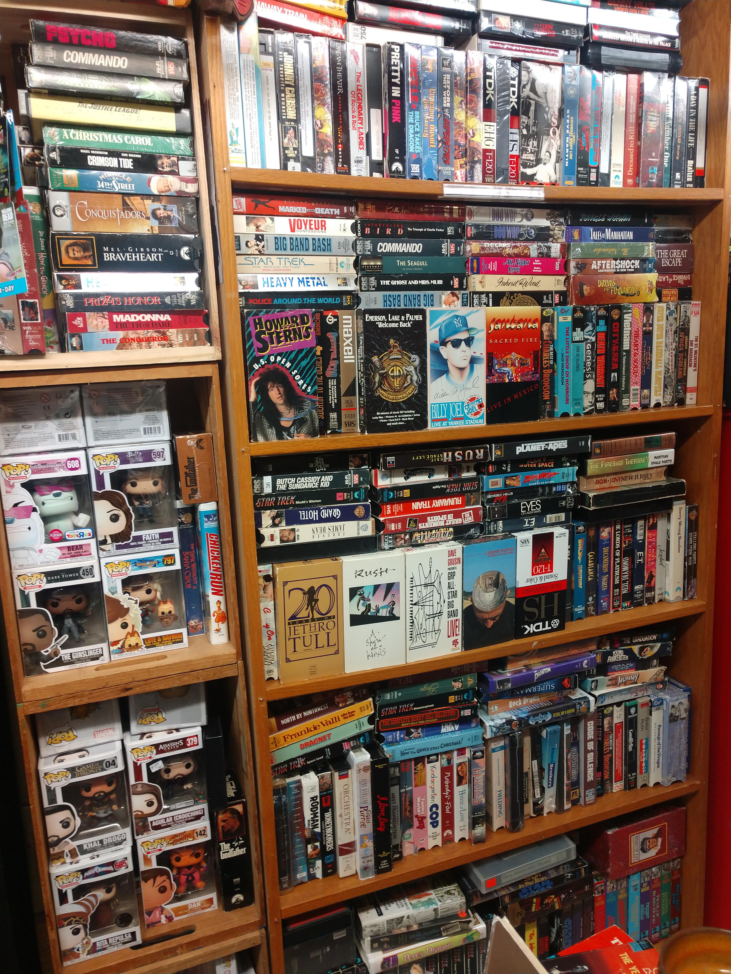 VHS wall at my local thrift store r/VHS