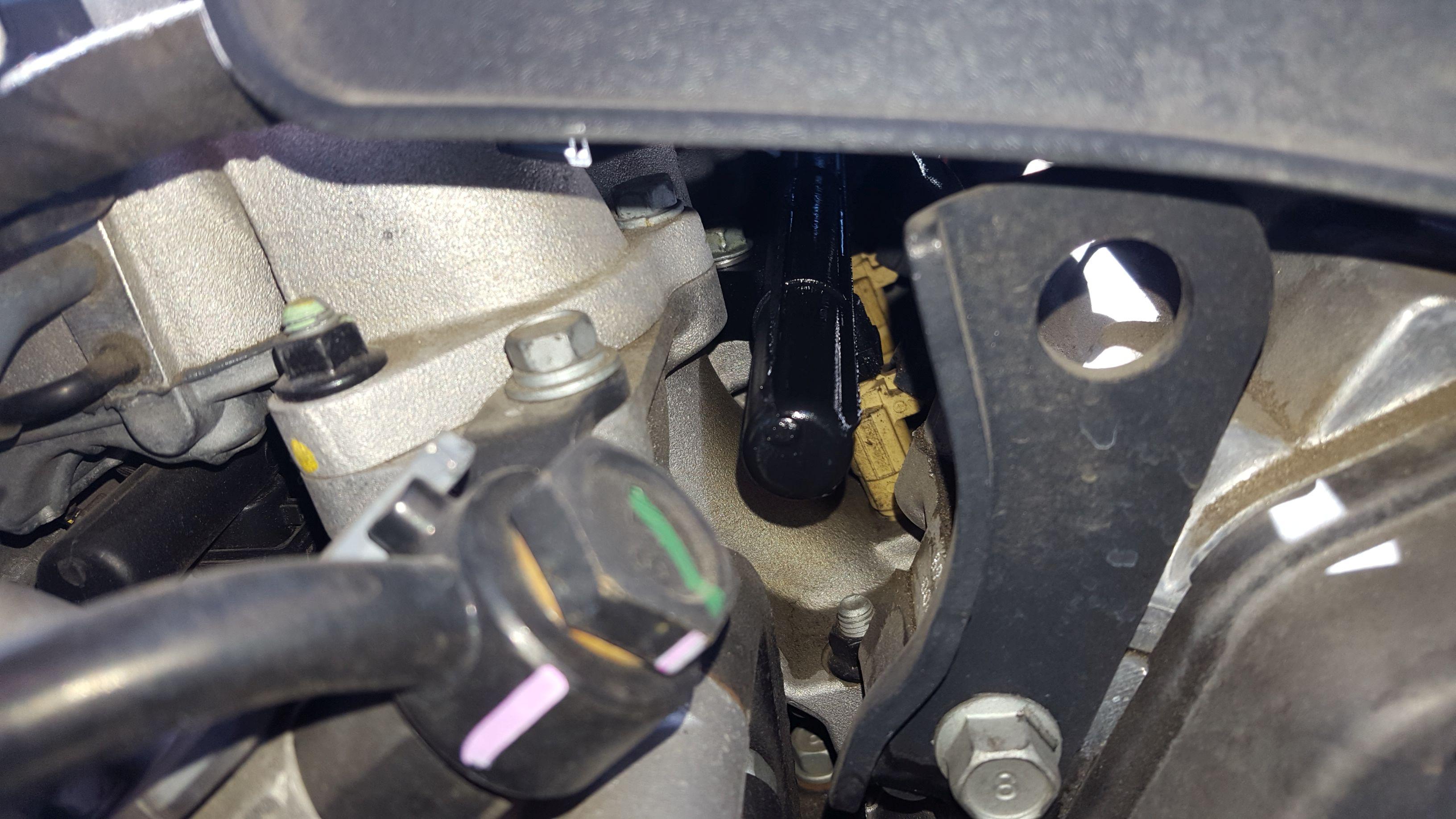 2009 AWD Hyundai Santa Fe has gas smell when it runs. Gas was dripping