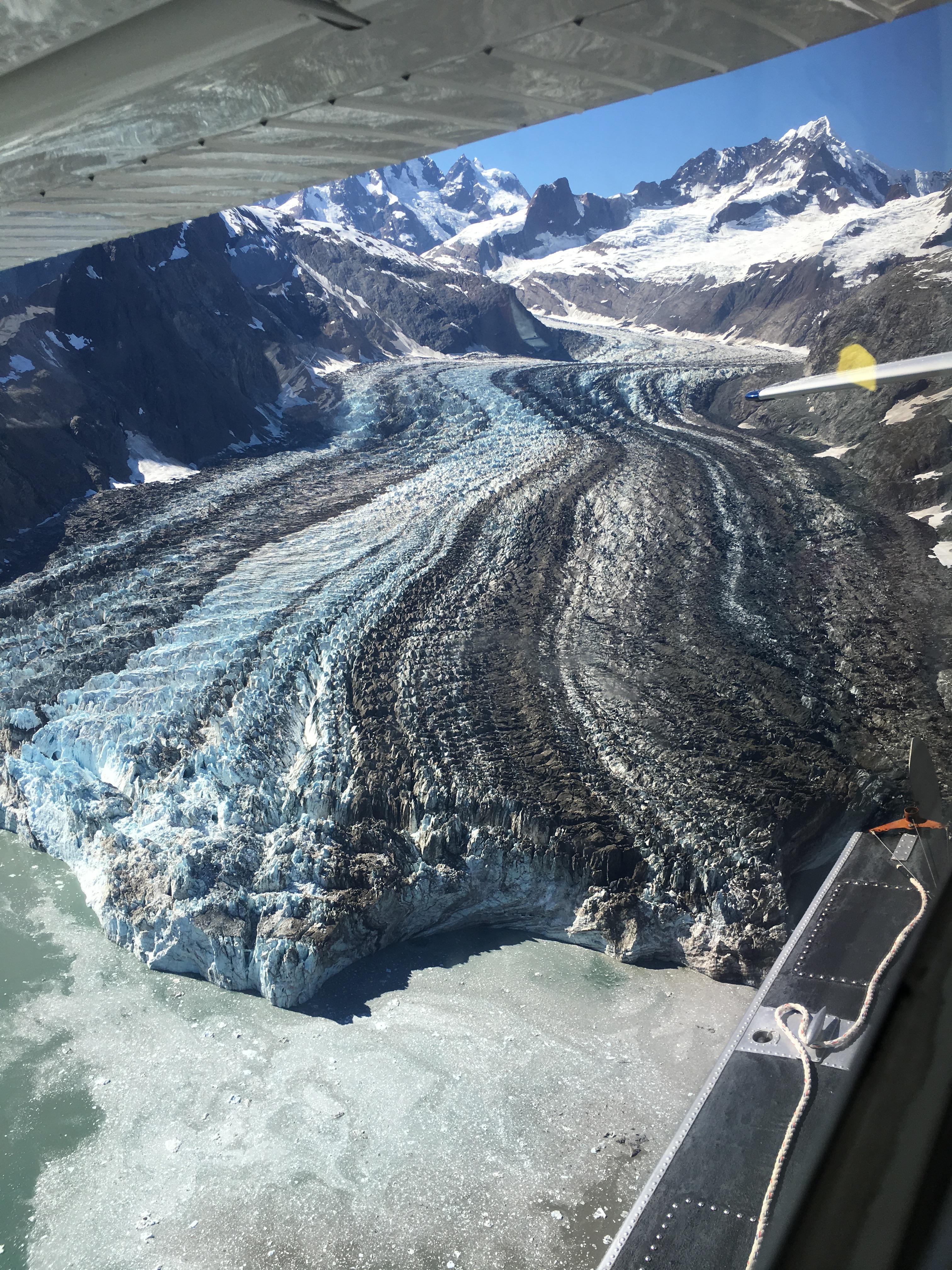 Took a two hour plane ride through Glacier Bay (Alaska), was worth