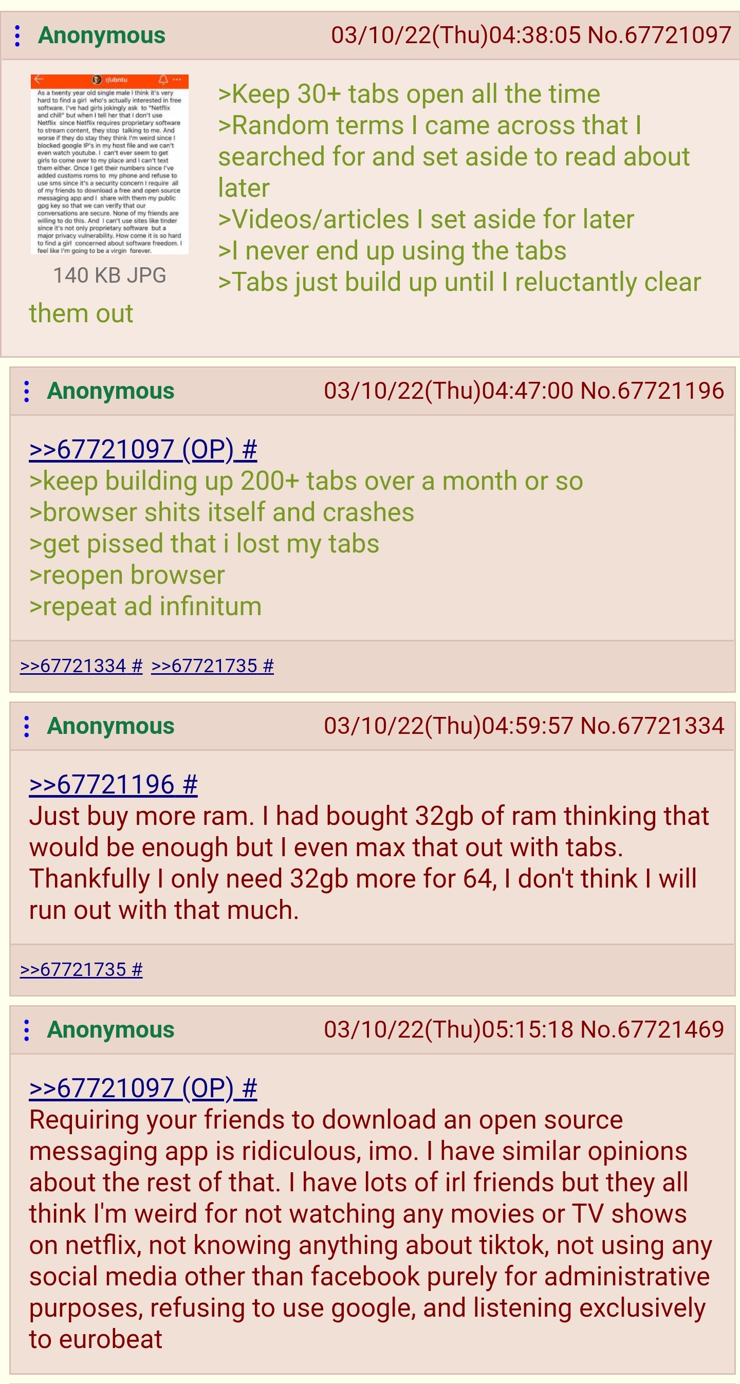 Hoarder r/NewGreentexts