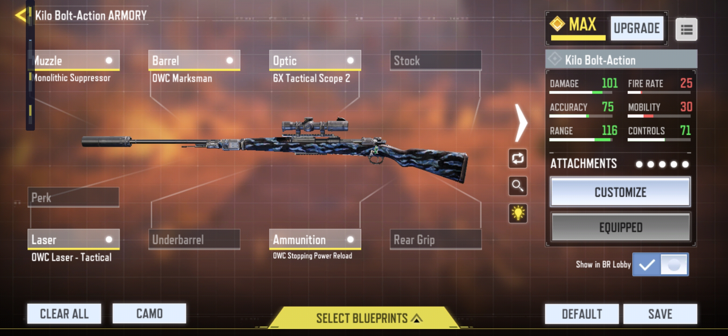 KILO BOLT br, max range & damage with increased accuracy r/CODMobile