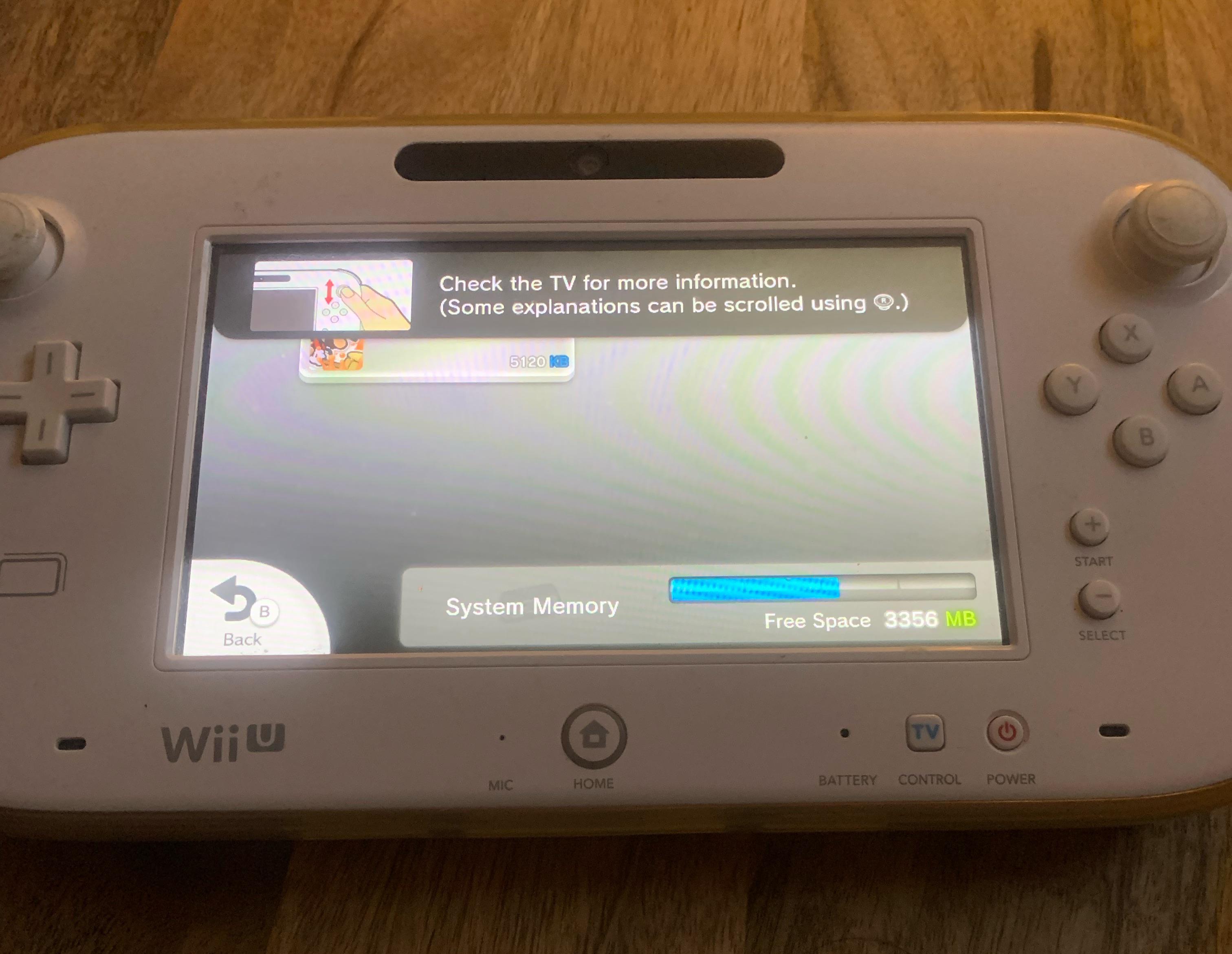 Why do I have such little free space? r/wiiu