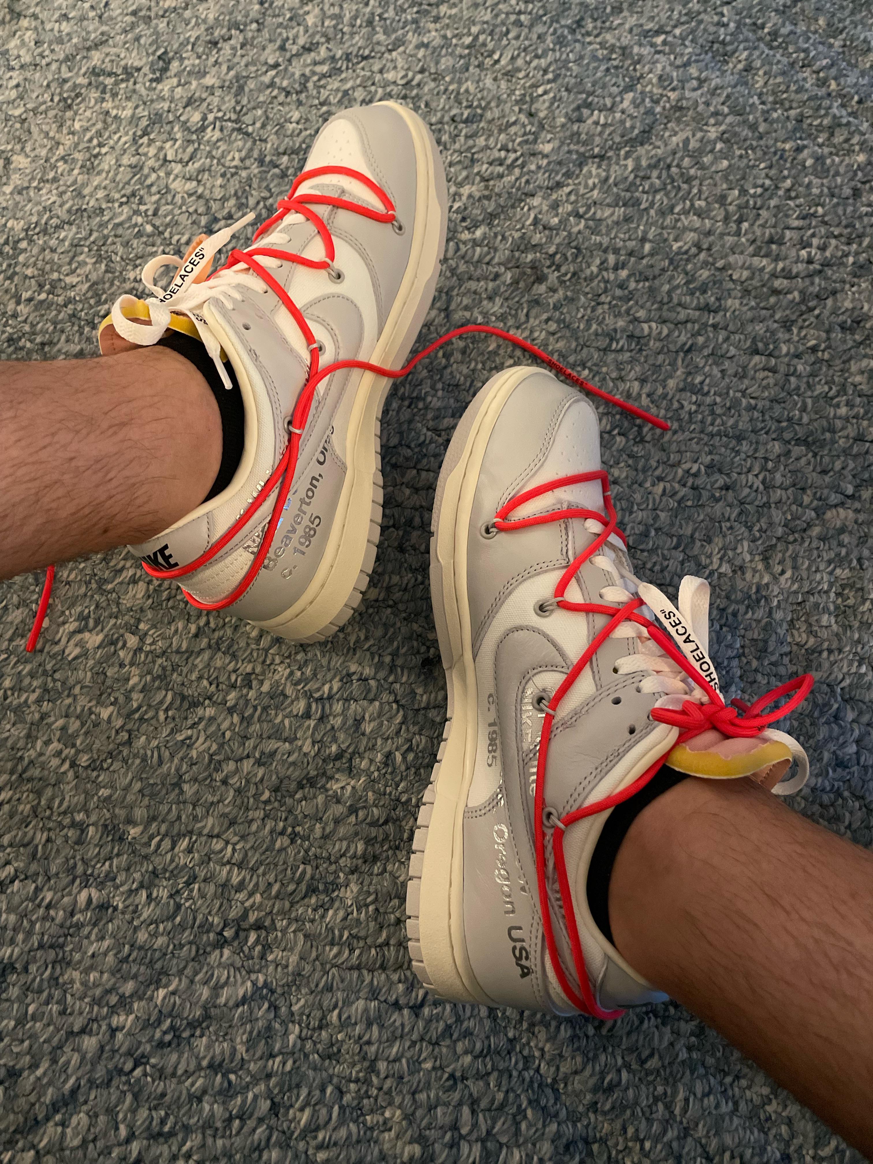 Lace tying preferences on Off White Dunks? r/Sneakers