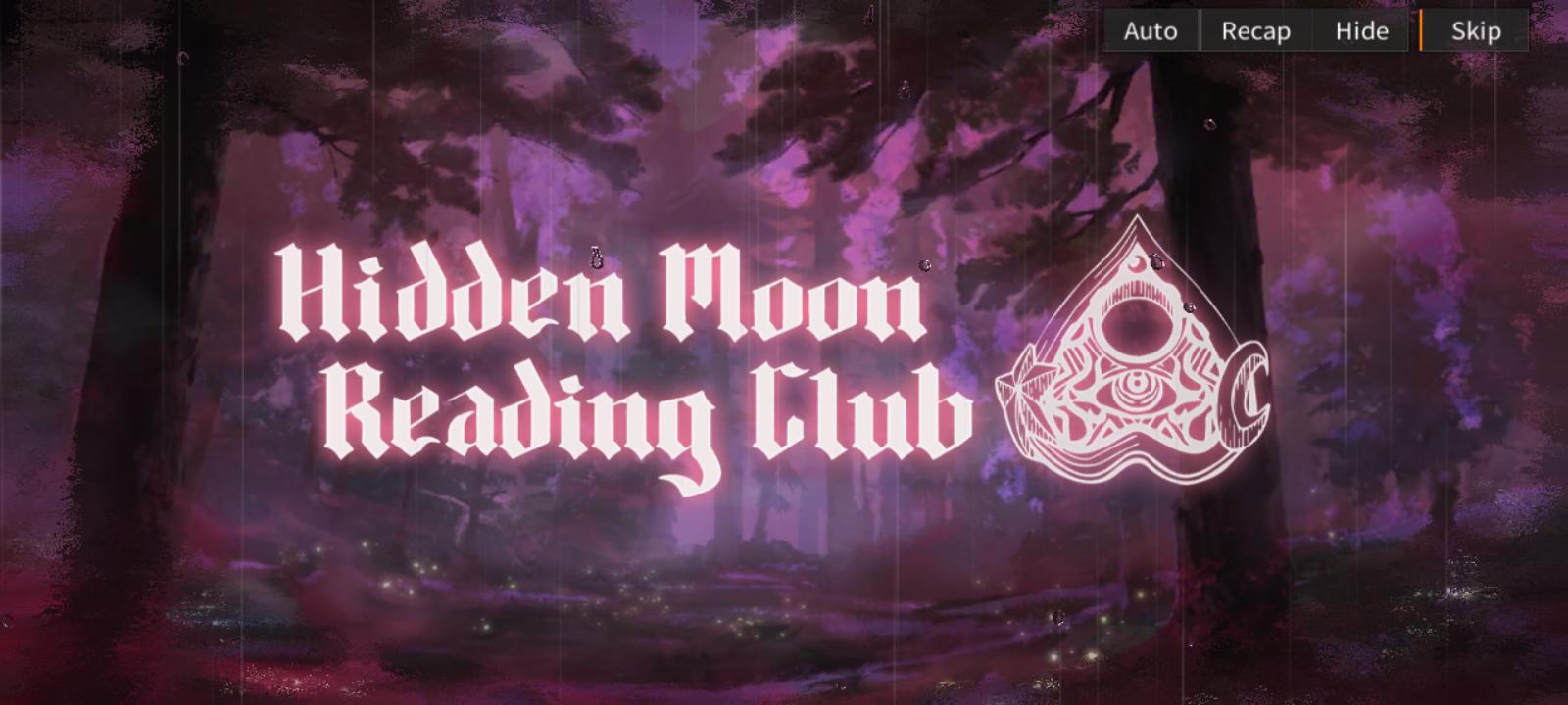 Do you want to be a part of The Hidden Moon Reading Club? Meet me in