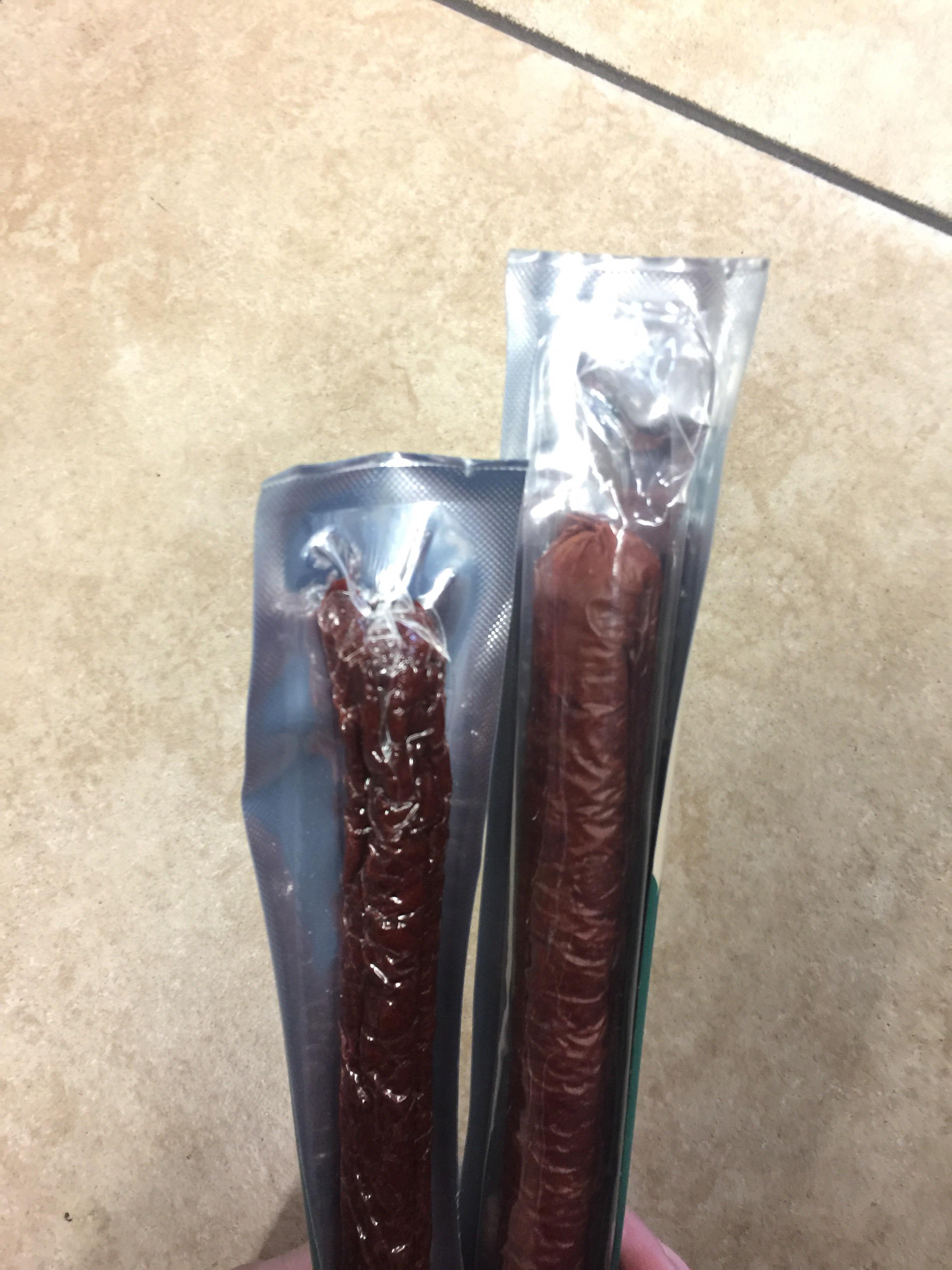 This jerky stick wasn't vacuum sealed. r/mildlyinteresting
