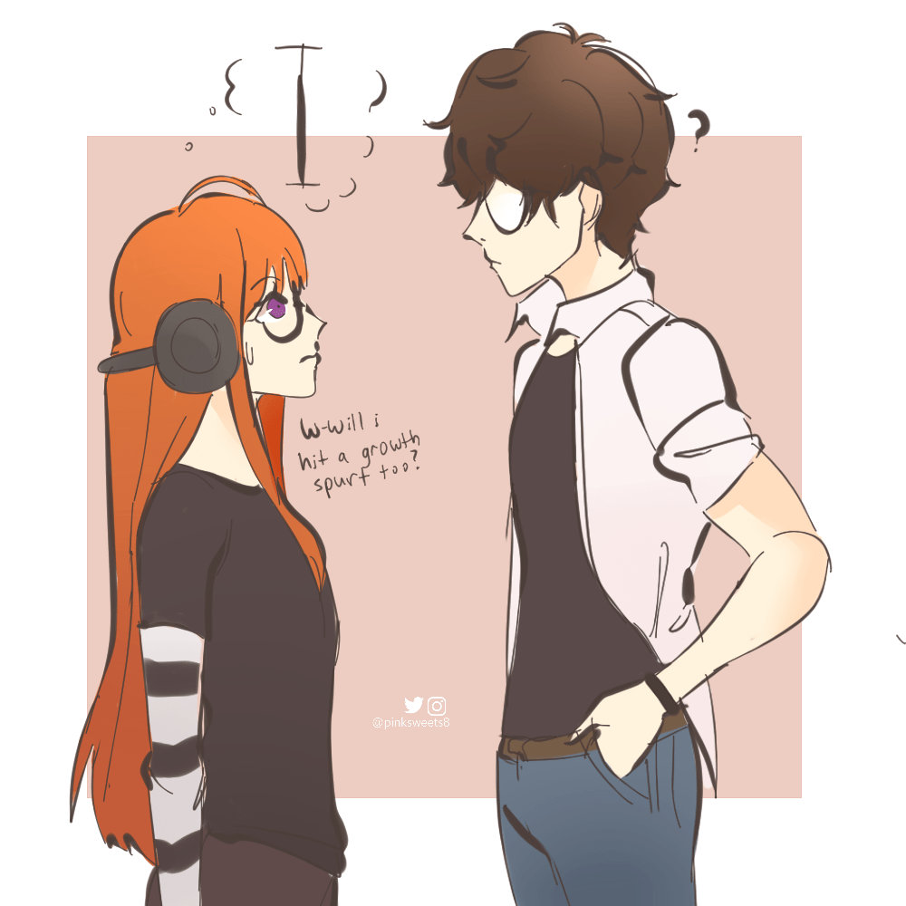 ( OC ) the height difference between Futaba and Joker.. : r/Persona5