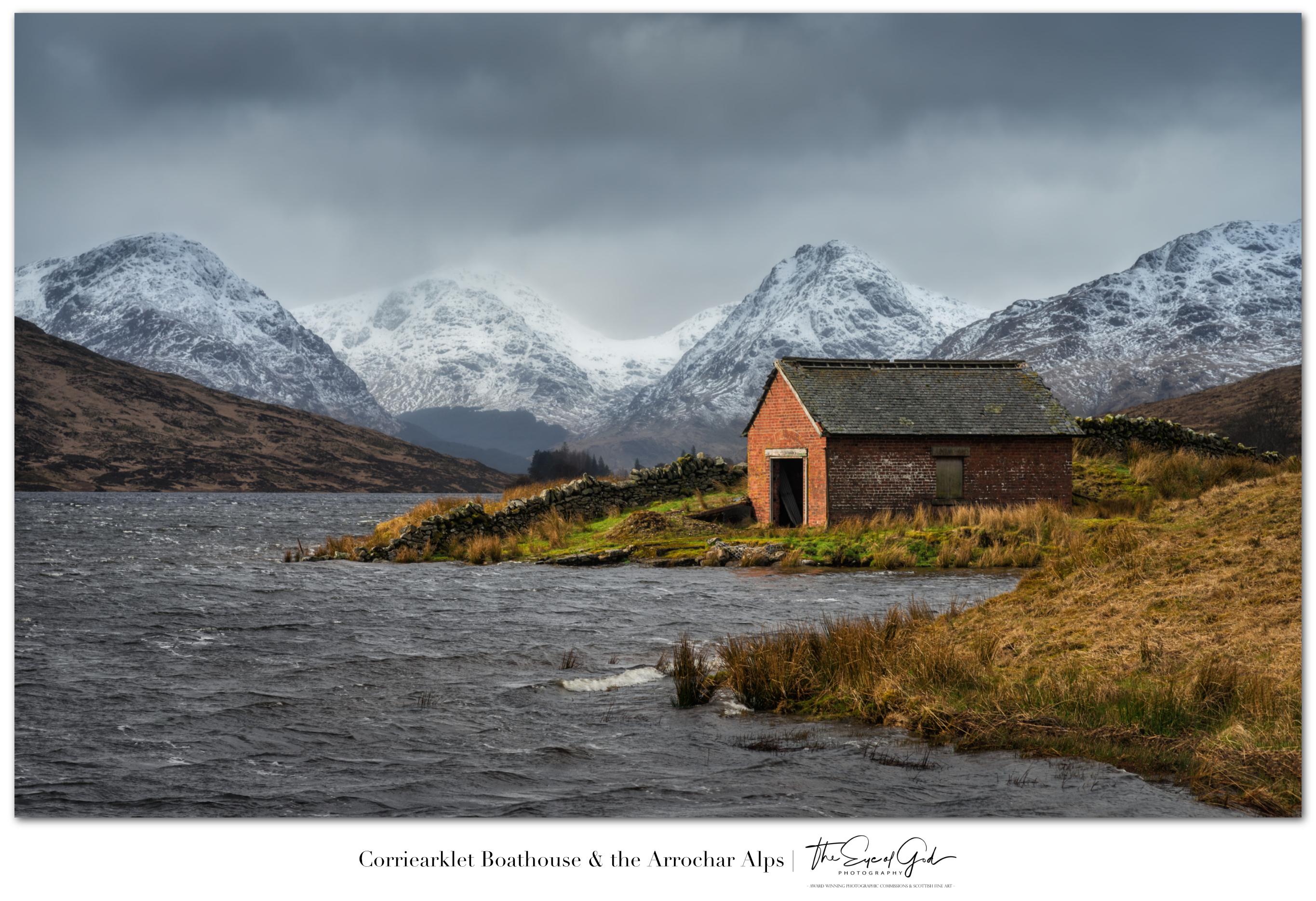 Corriearklet Boathouse & the Arrochar Alps Stirlingshire r/Scotland