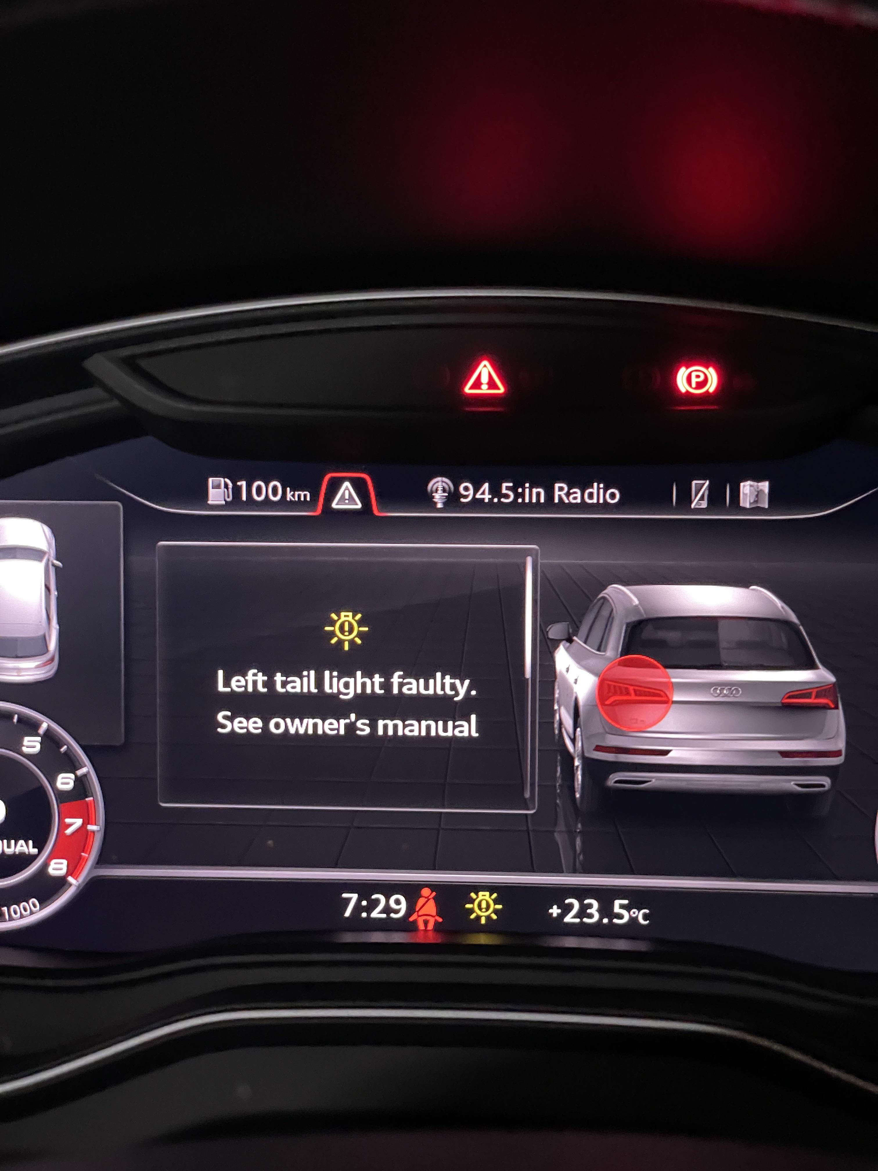 Anyone else have seen this indicator before? I checked my left tail