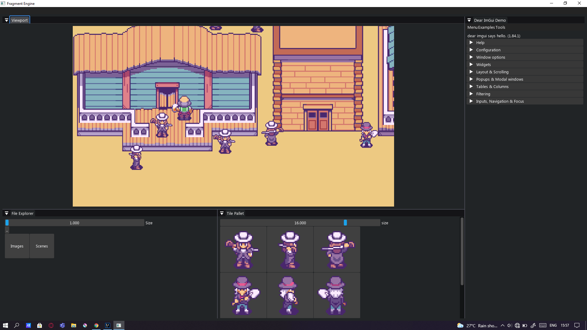 I was developing my own game engine , any thought ? (Current only