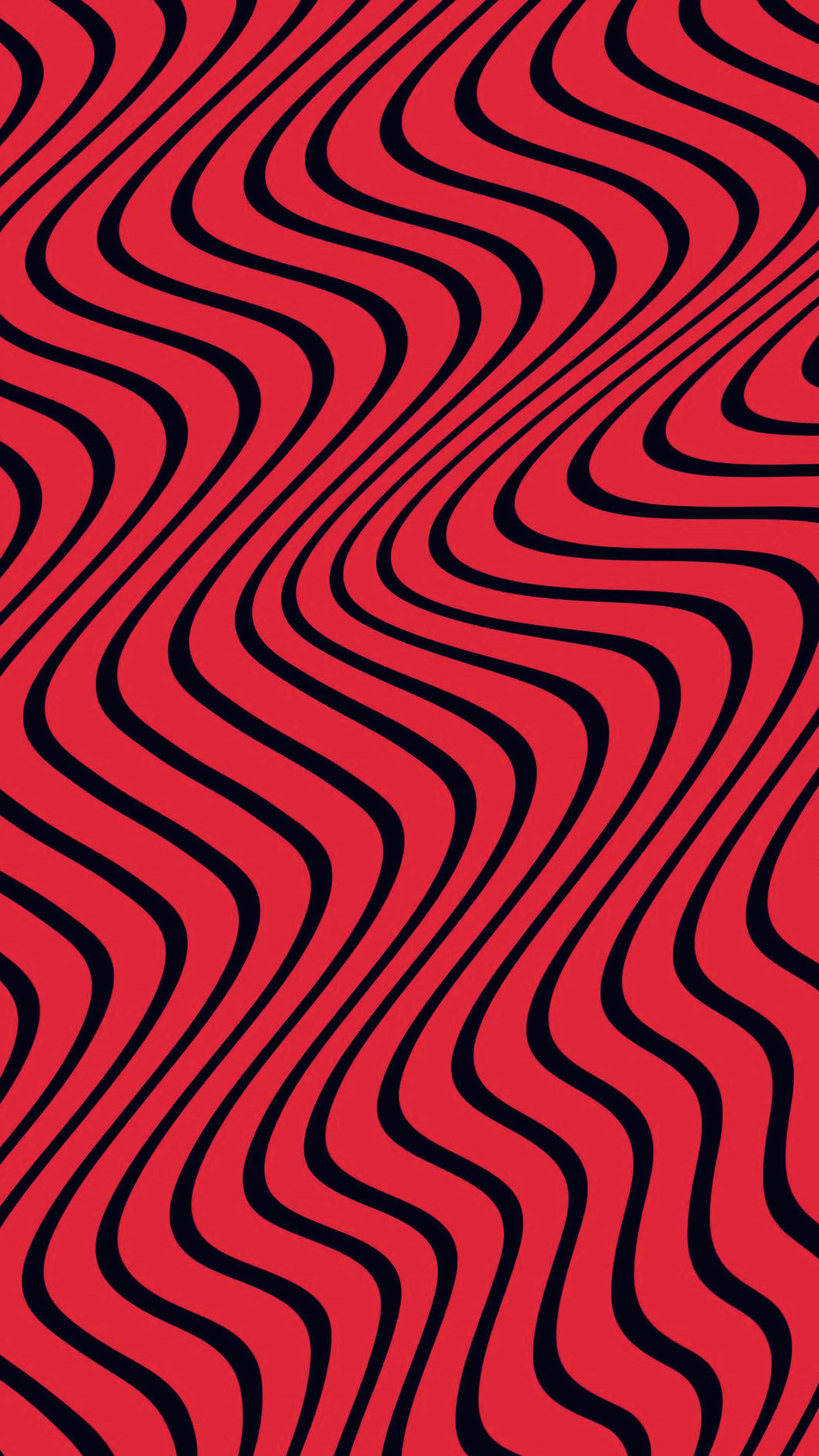 Pewdiepie red and black waves iWallpaper