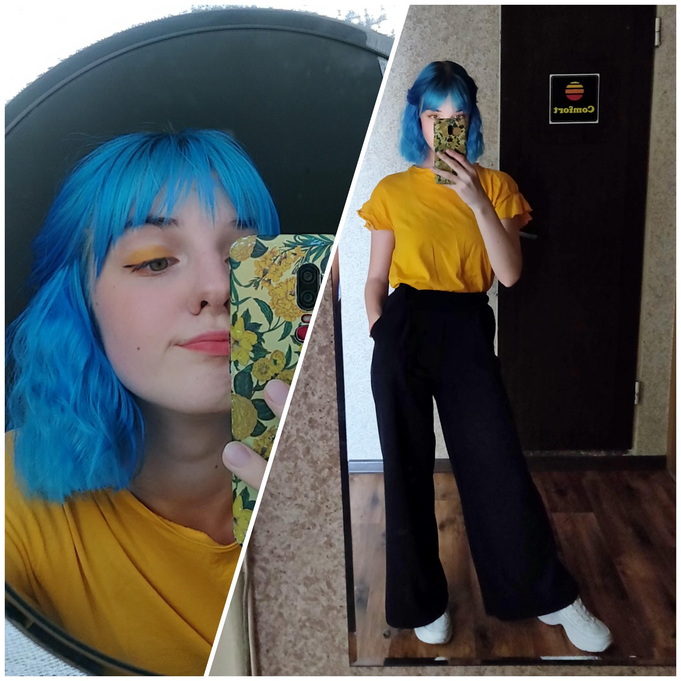 do yellow and blue go together because i'm really enjoying the combo