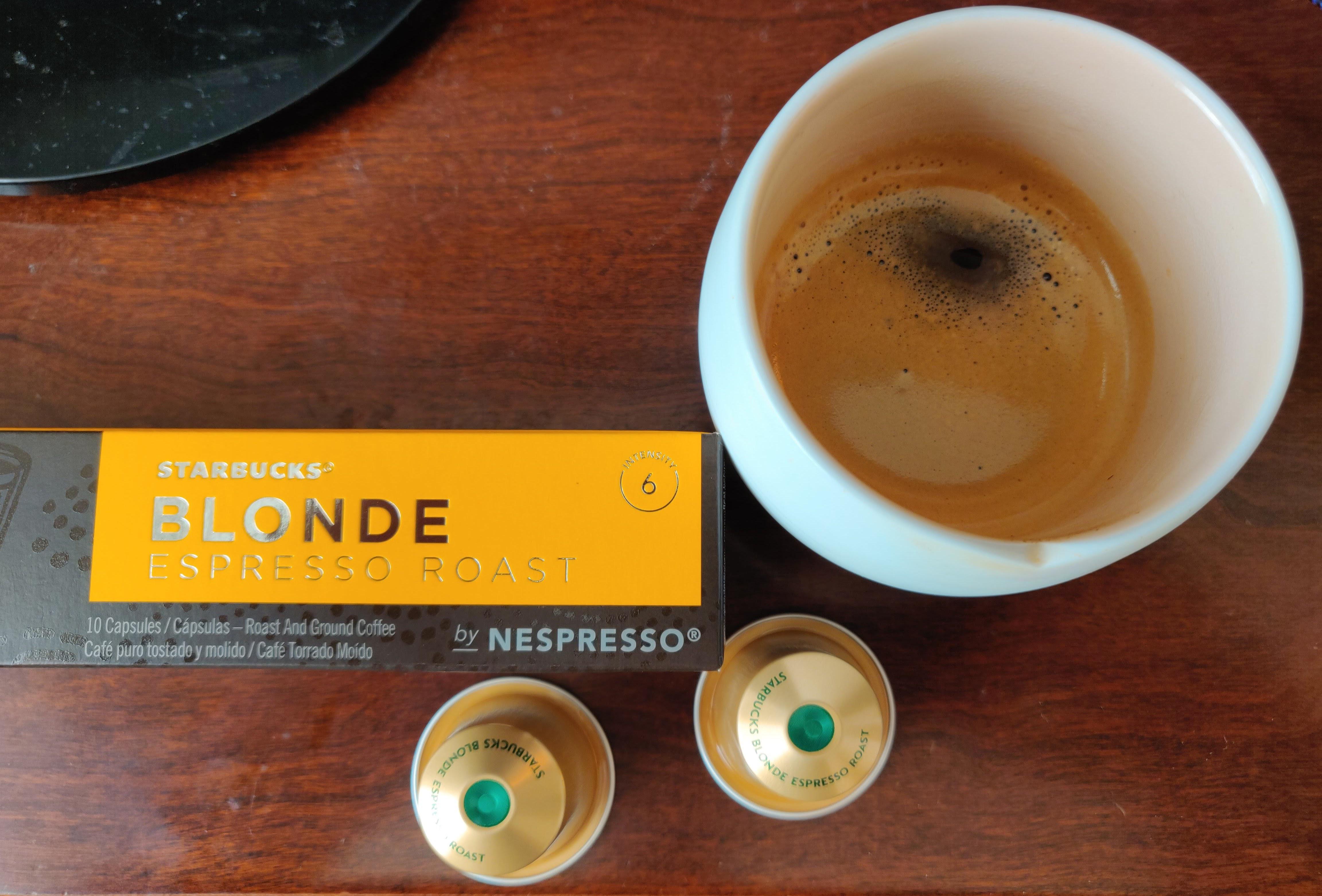 Starbucks by Nespresso Blonde Espresso Roast for OL Review r/nespresso