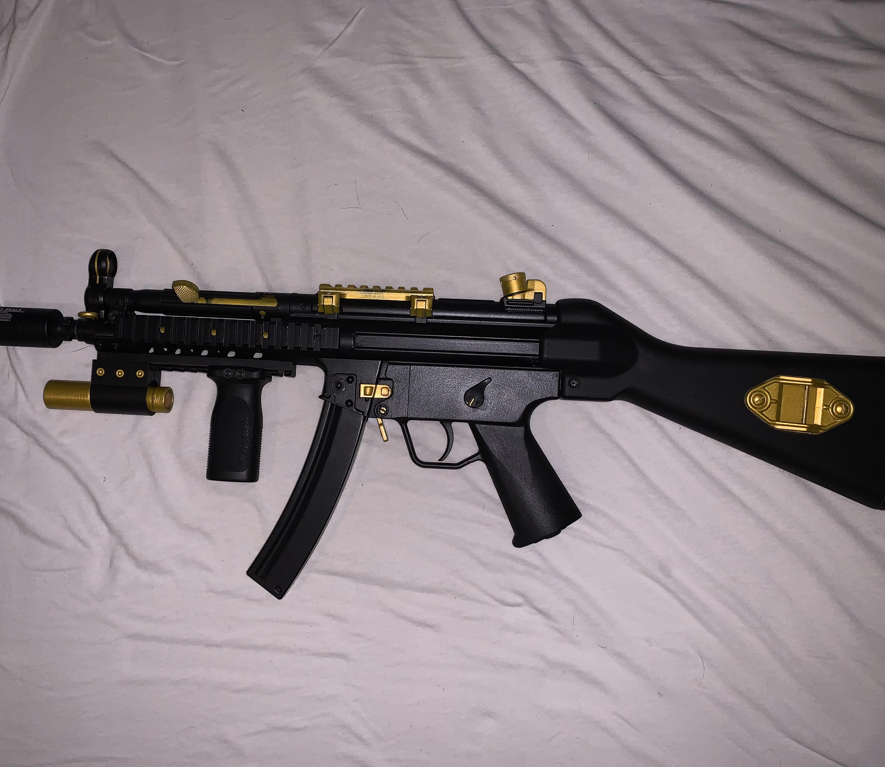 Gold Airsoft Gun Paint Jobs
