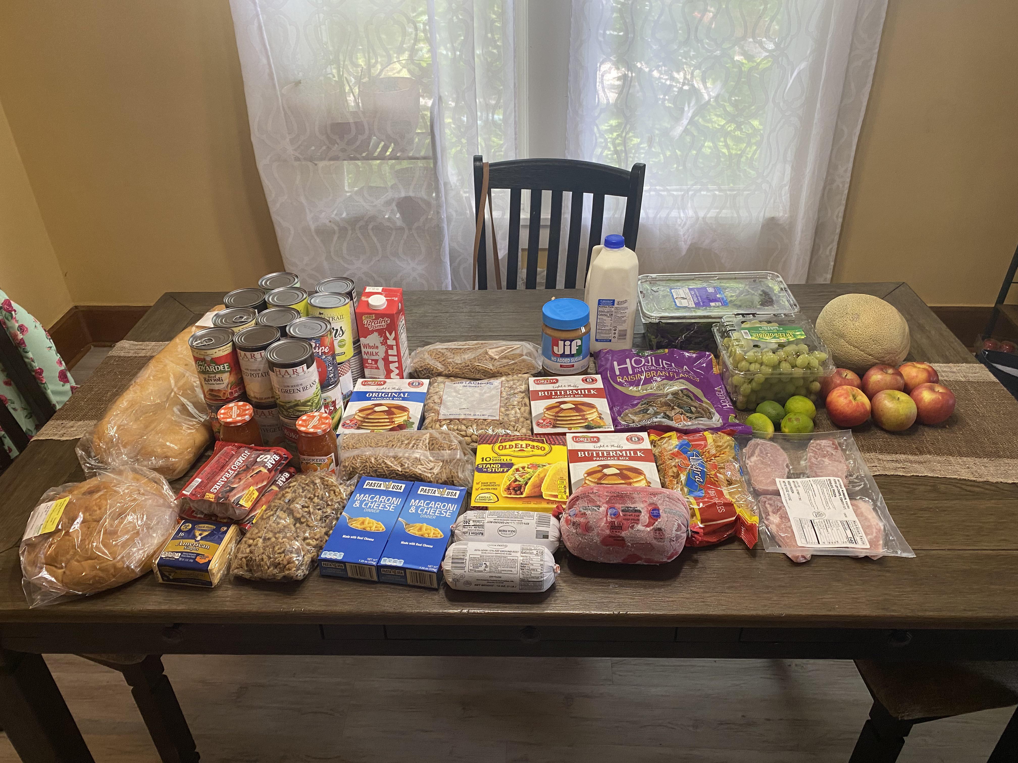 Our family doesn’t qualify for food stamps, but every week I am very