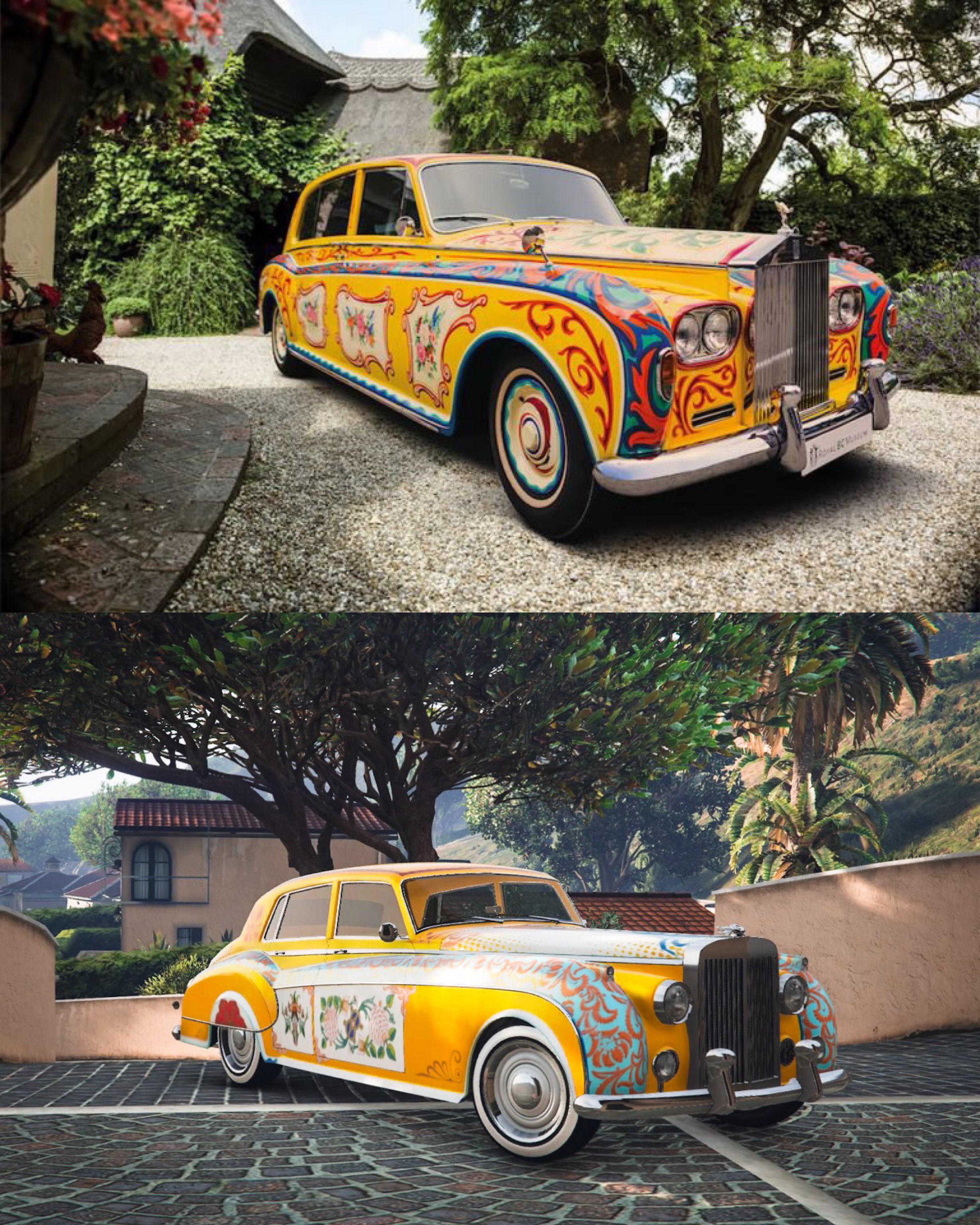 A tribute to John Lennon and his one of a kind car. gtavcustoms