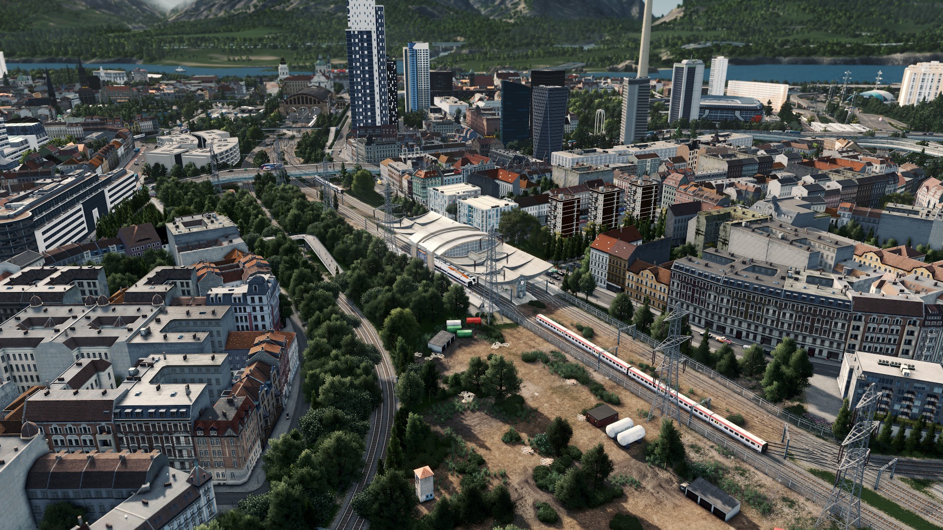 Linburg S. Train station r/CitiesSkylines
