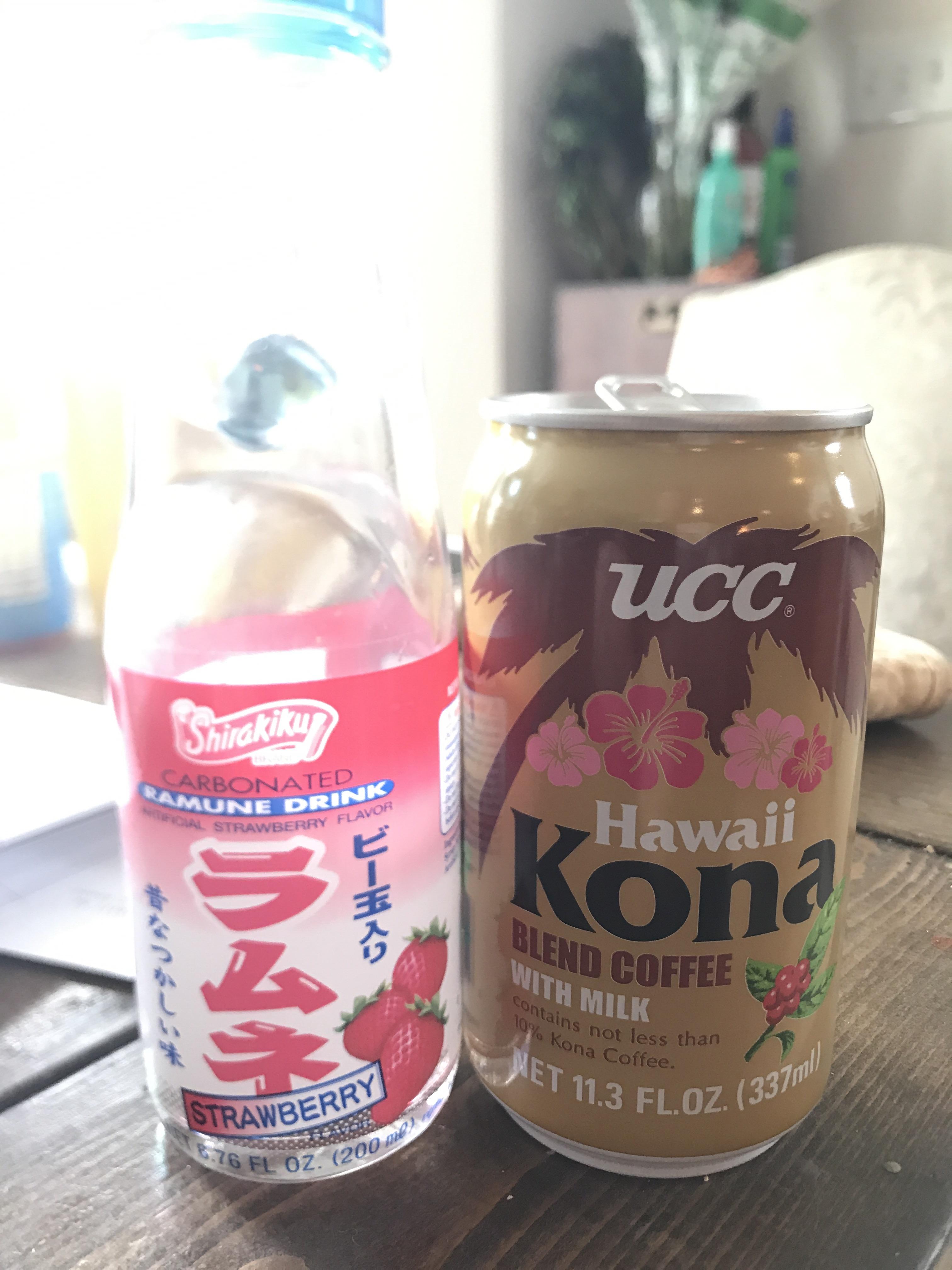 Japanese Ramune and Canned Kona coffee r/IAteThis