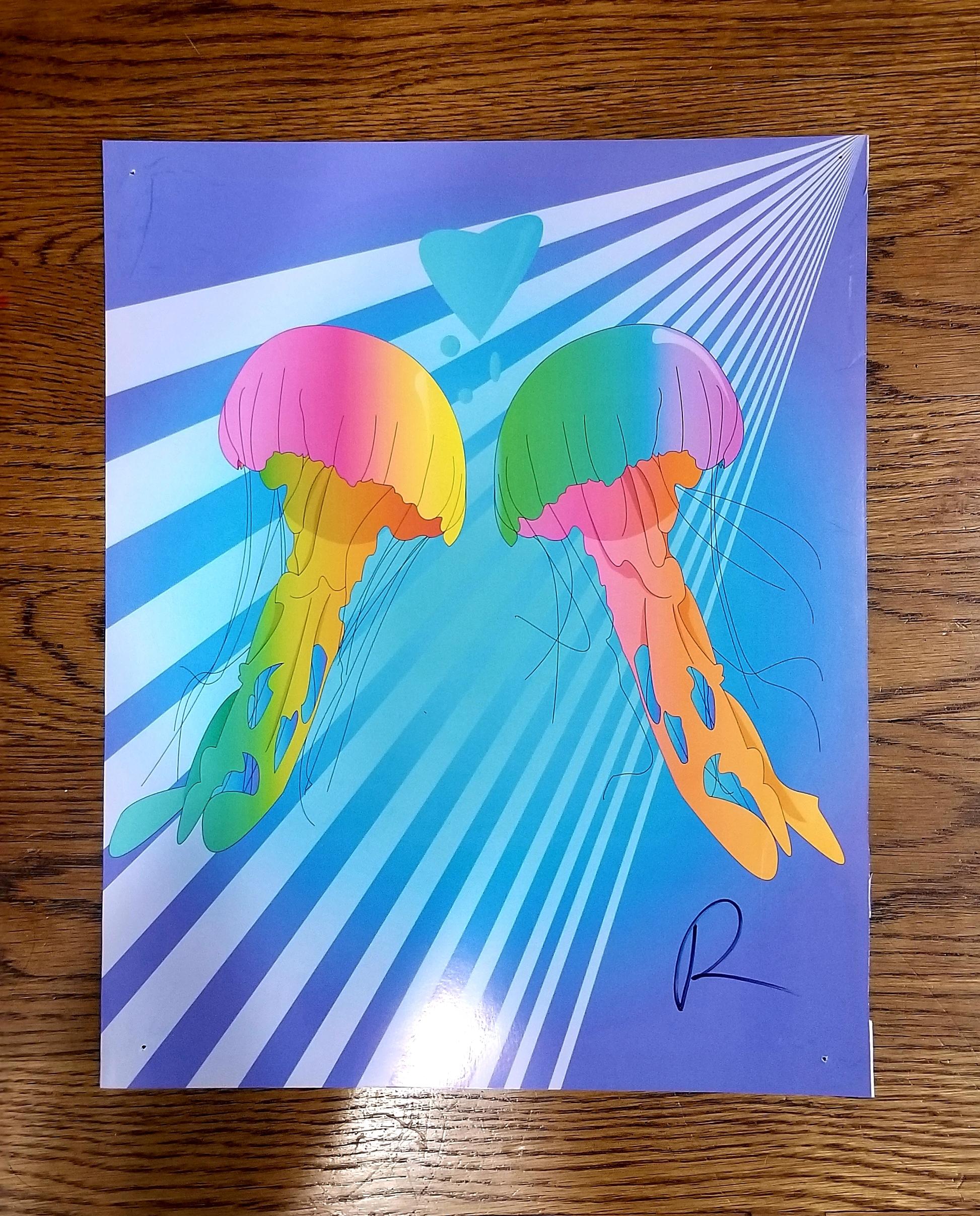 Jellyfish Love r/AdorableArt