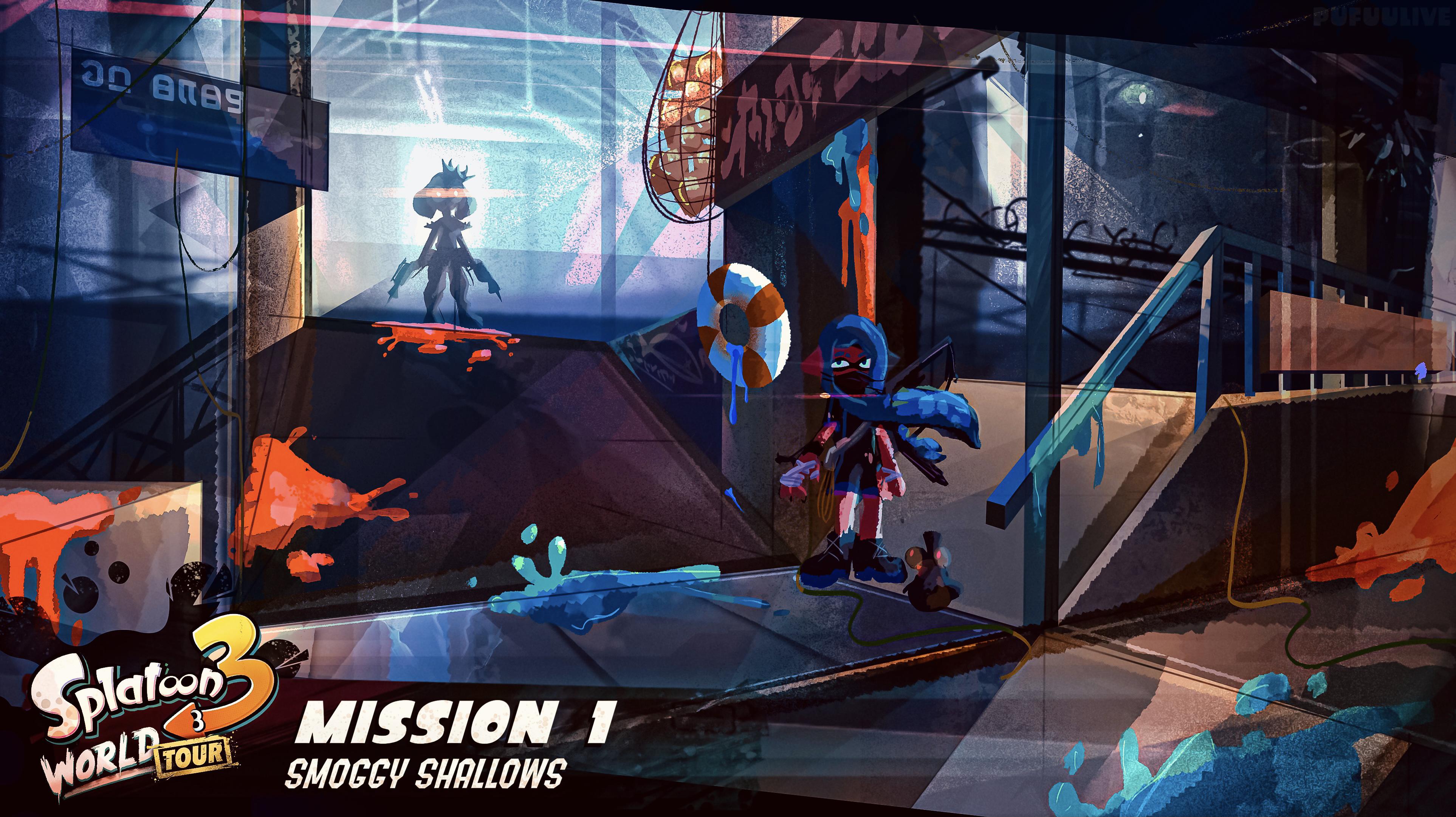 Splatoon 3 Hero Mode Concept Art splatoon